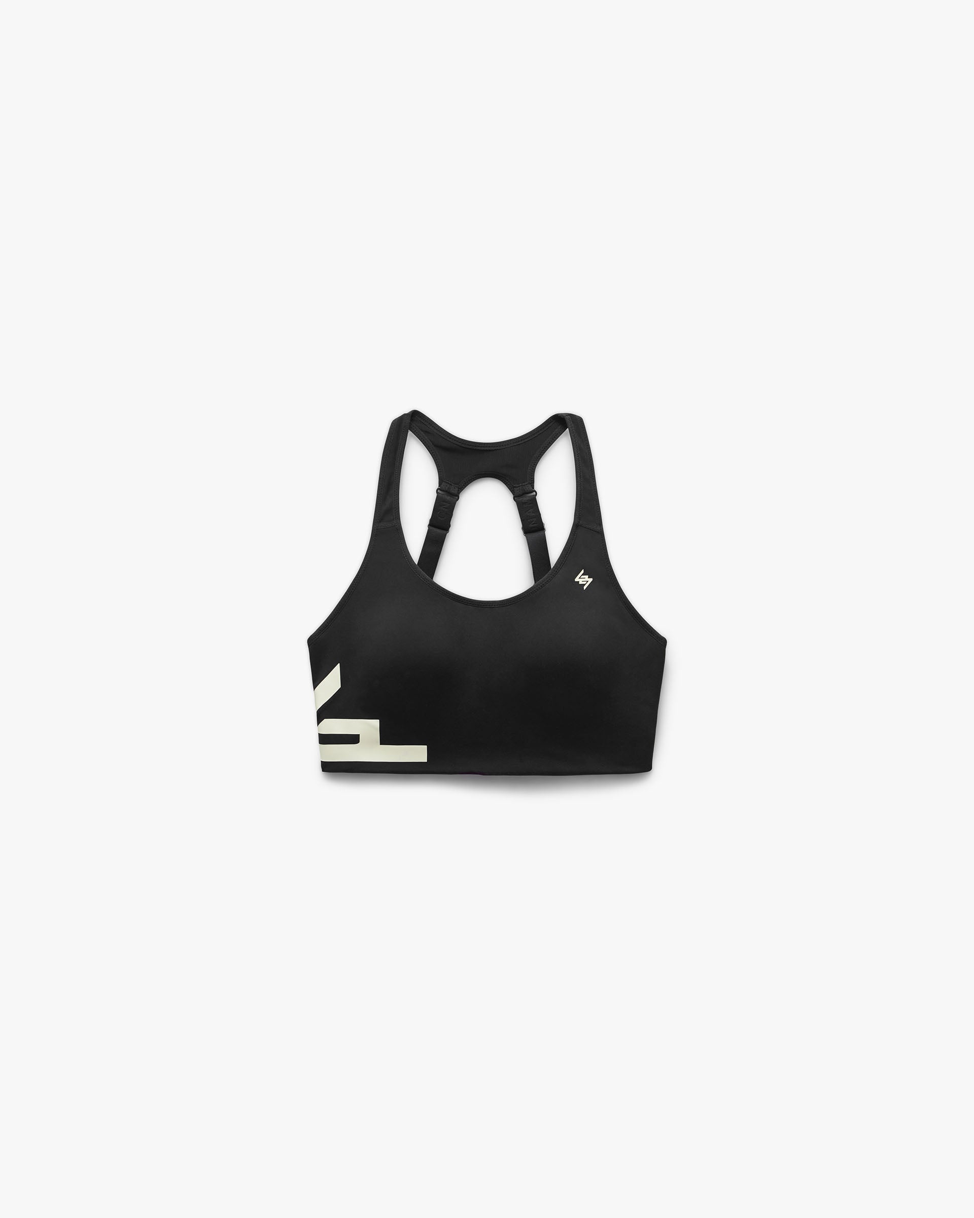 247 On A Mission High Support Sports Bra - Jet Black