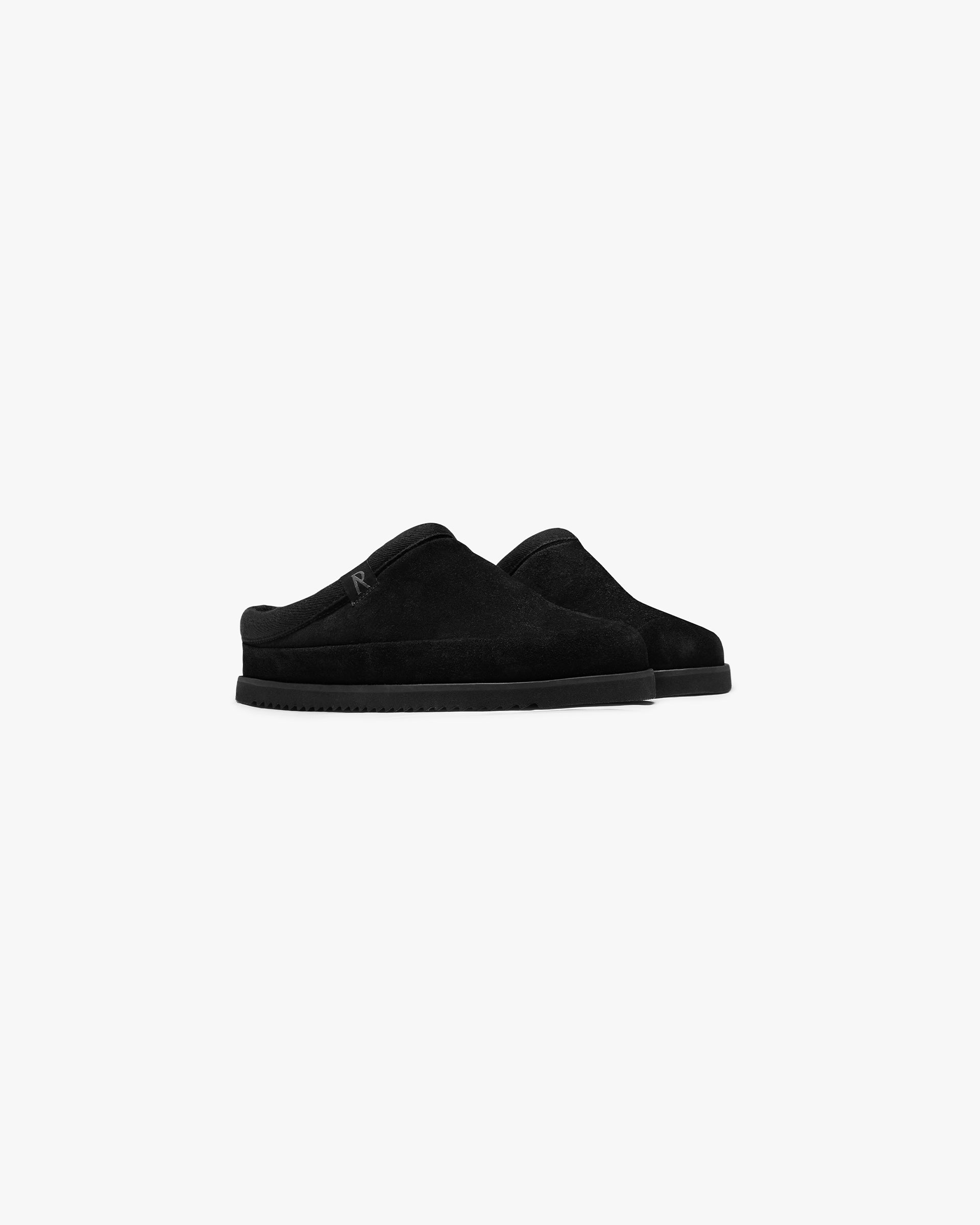 Summer Mule Suede - Jet Black