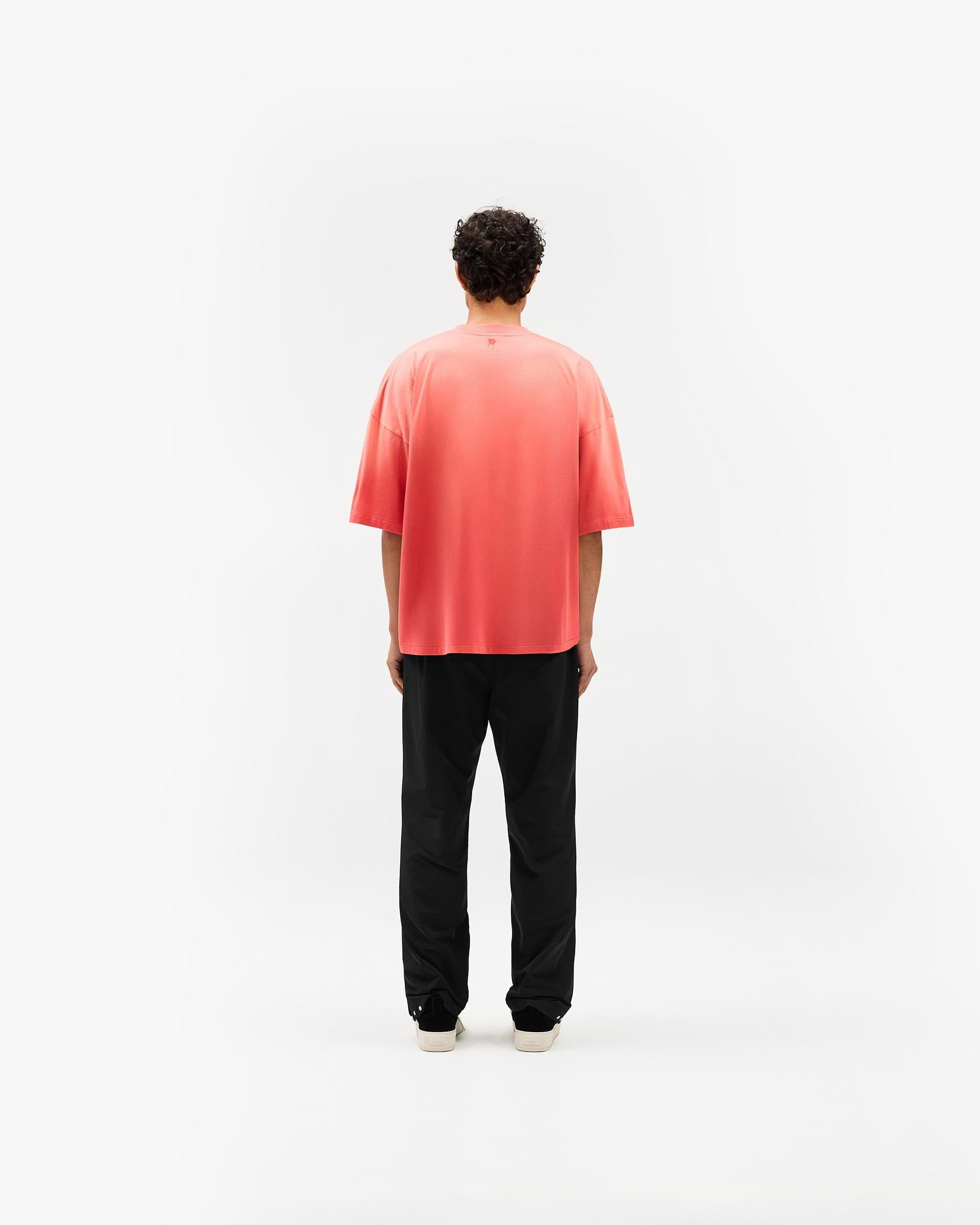 Initial Boxy T-Shirt - Vintage Red