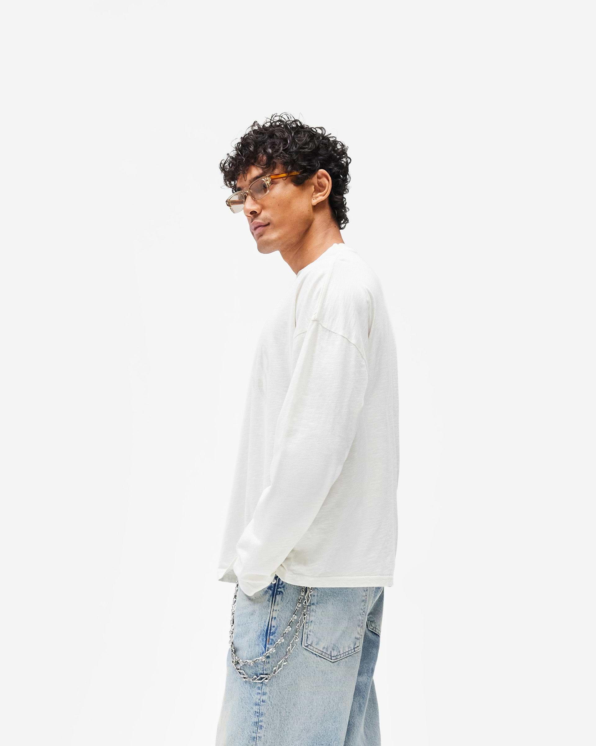 Represent Owners Club Long Sleeve T-Shirt - Chalk
