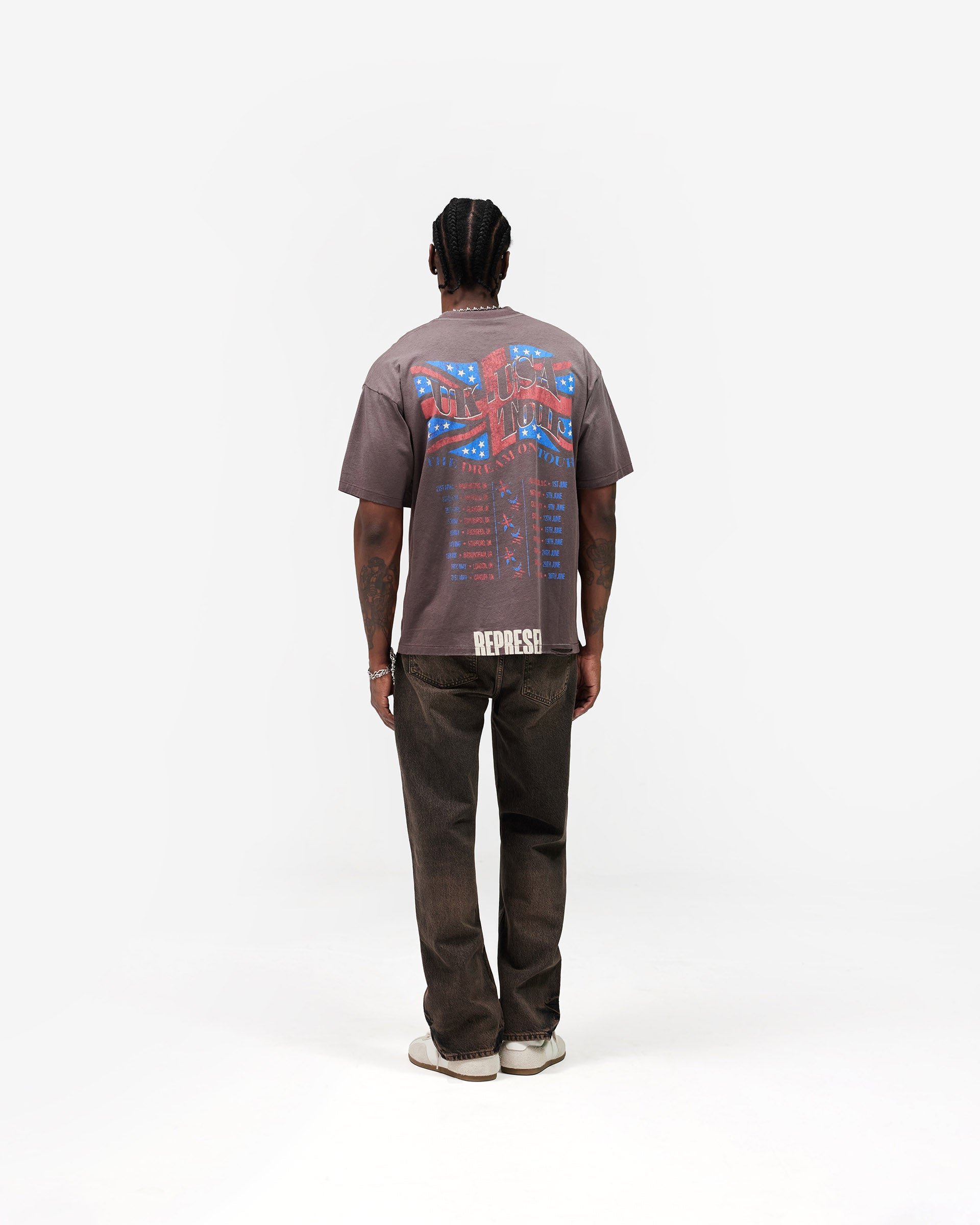R2 Straight Leg Denim - Bark