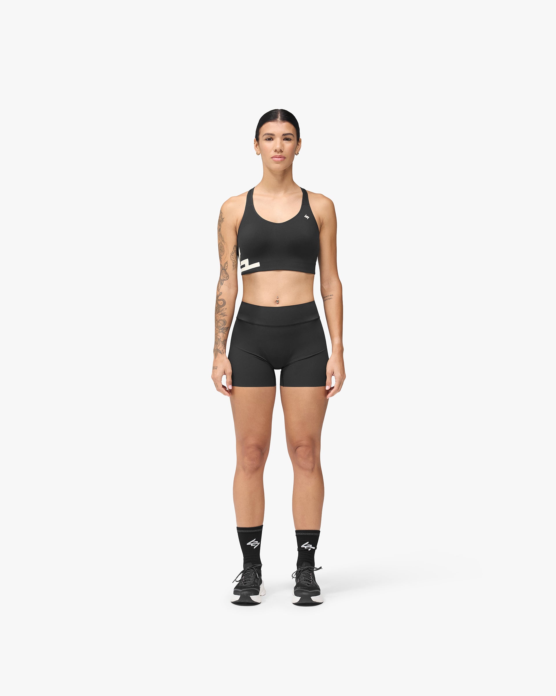 247 On A Mission High Support Sports Bra - Jet Black