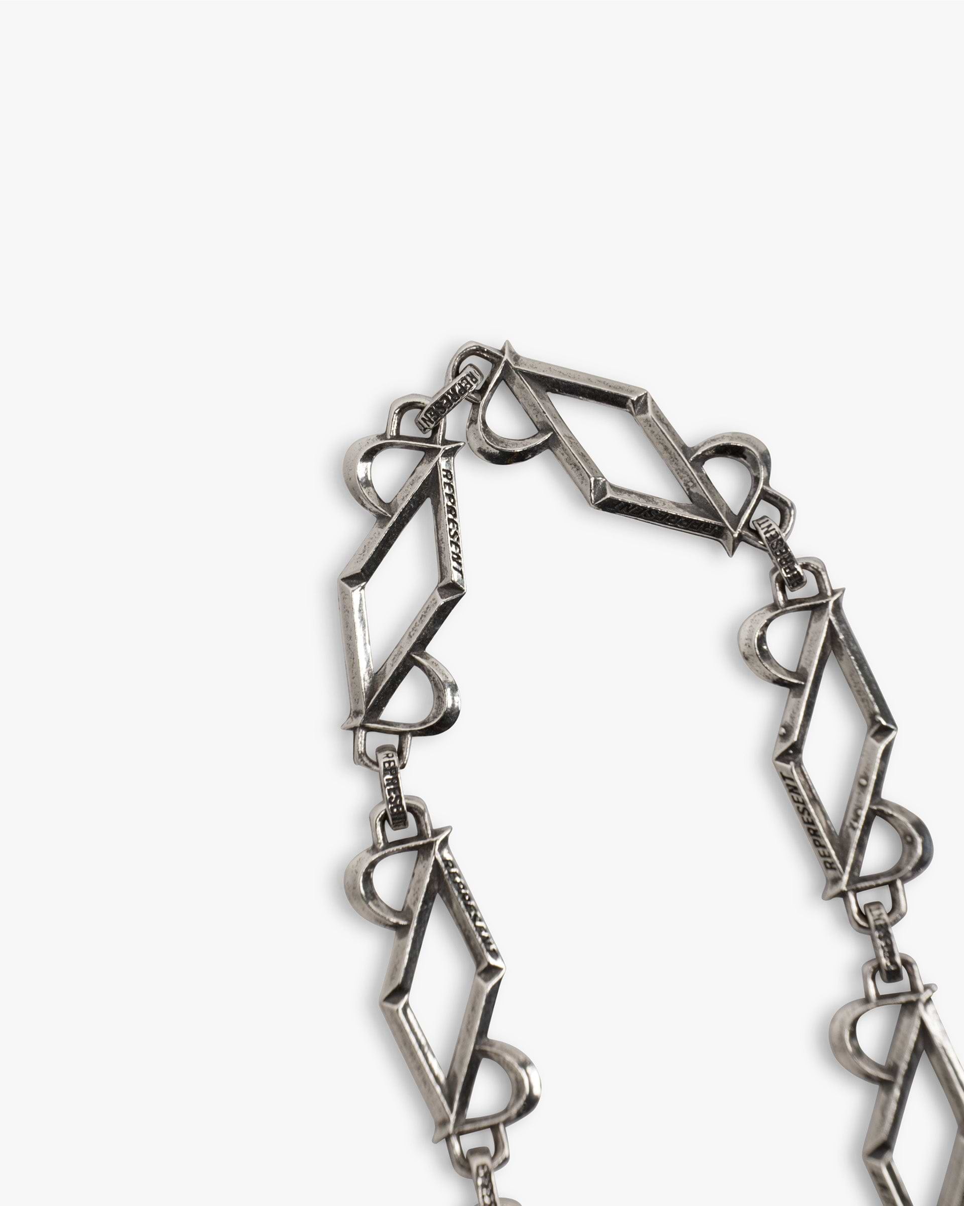 Initial Chain Necklace - Silver