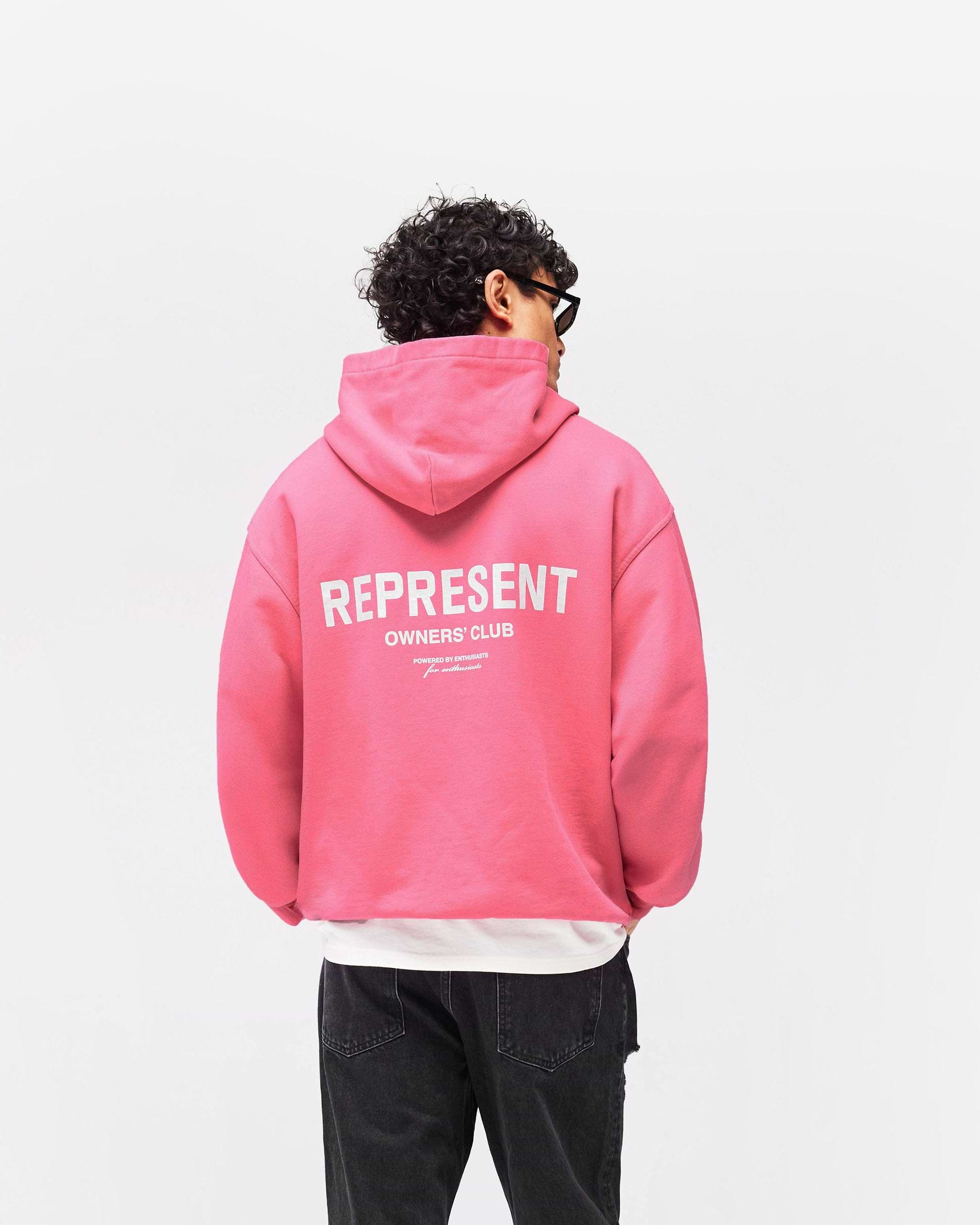 Represent Owners Club Hoodie - Bubblegum Pink