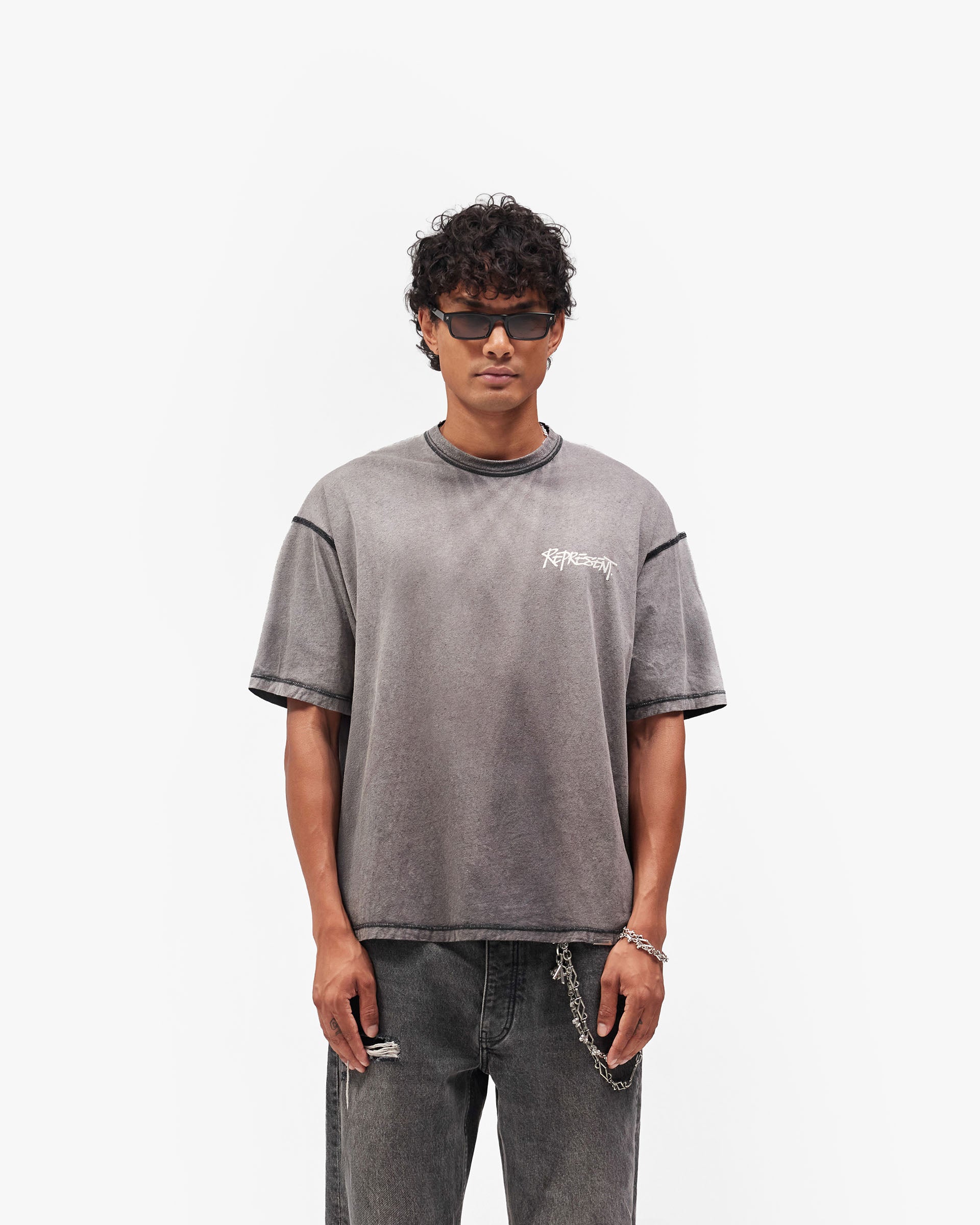 Marker Logo T-Shirt - Sunfade