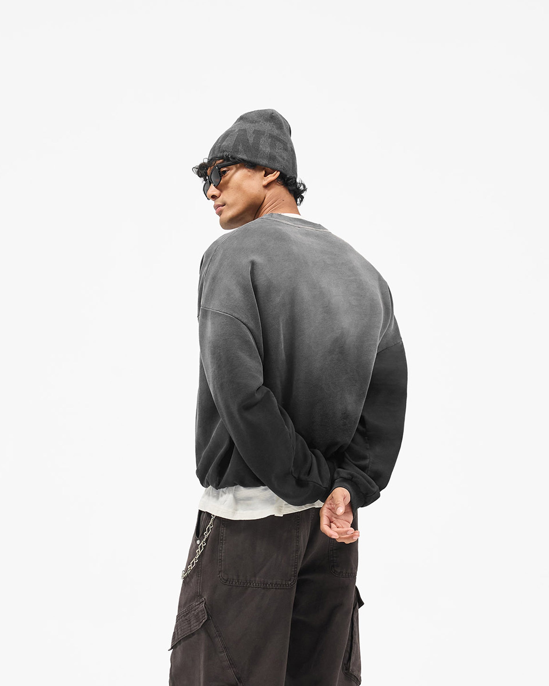 Represent Owners Club Sweatshirt - Weathered Black