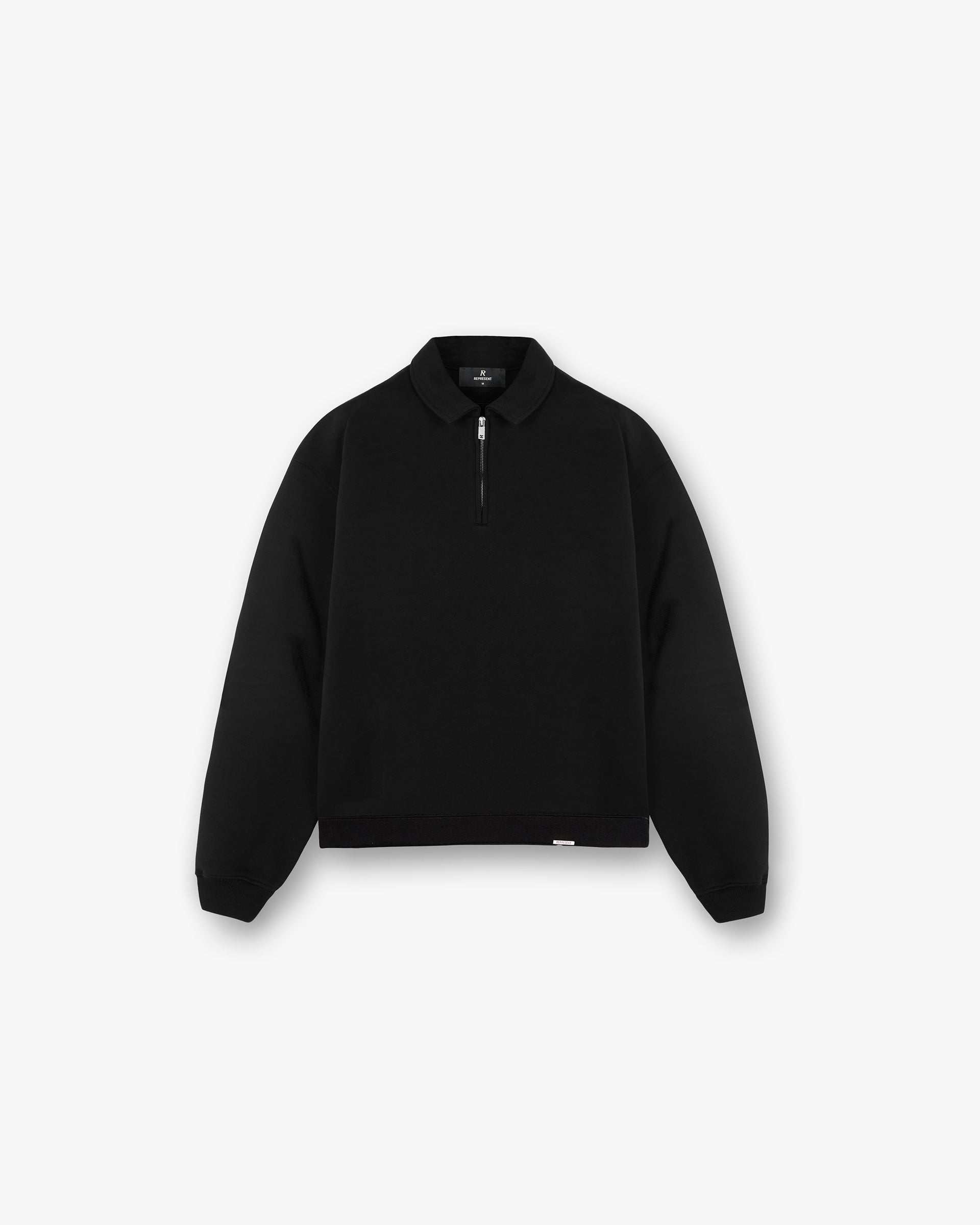 Initial Boxy Quarter Zip - Ice Grey Marl