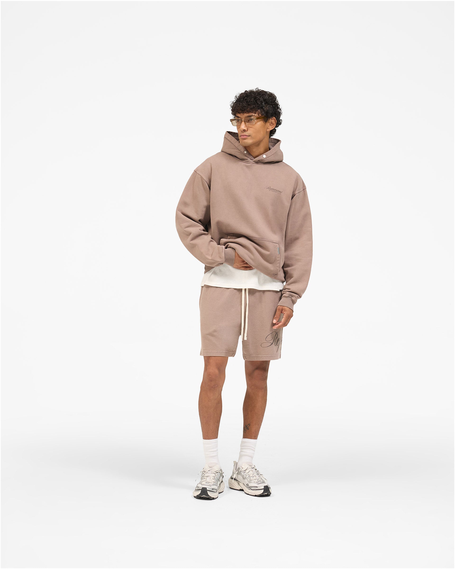 Owners Club Script Hoodie - Truffle