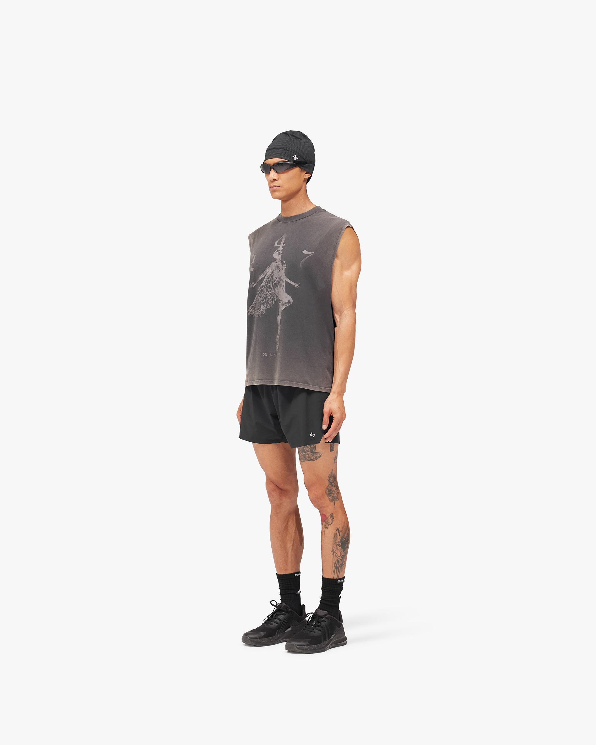 247 Fallen Angel Tank - Vintage Black