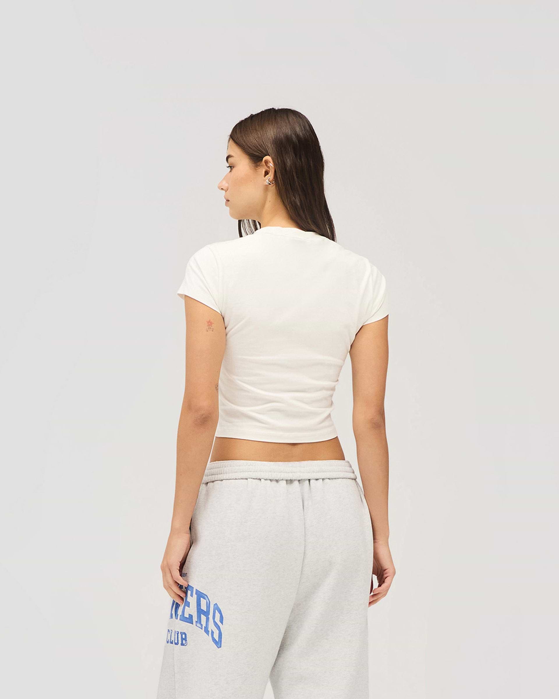Represent Owners Club Baby Tee - Flat White