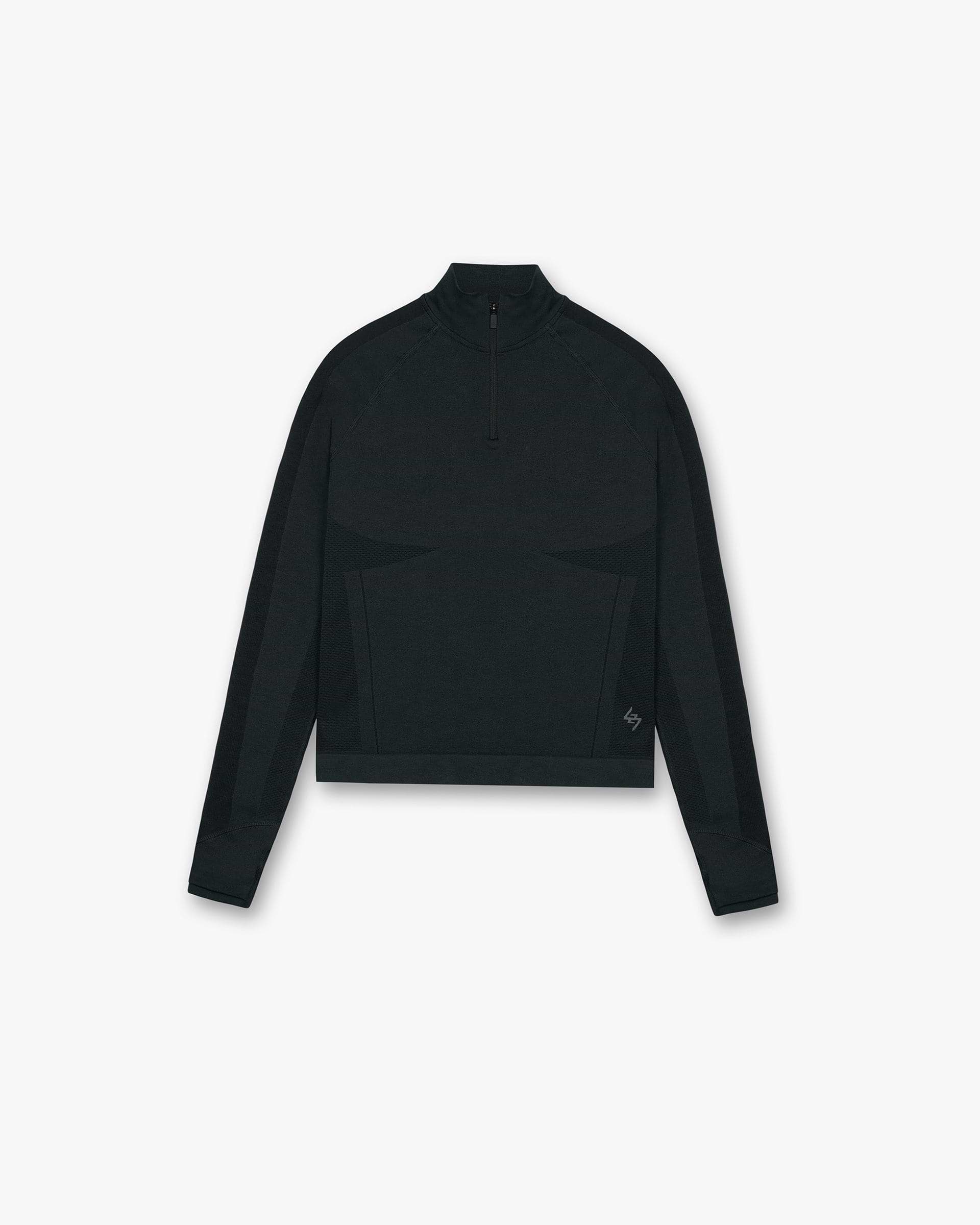 247 Sculpt Seamless Quarter Zip Jacket - Black