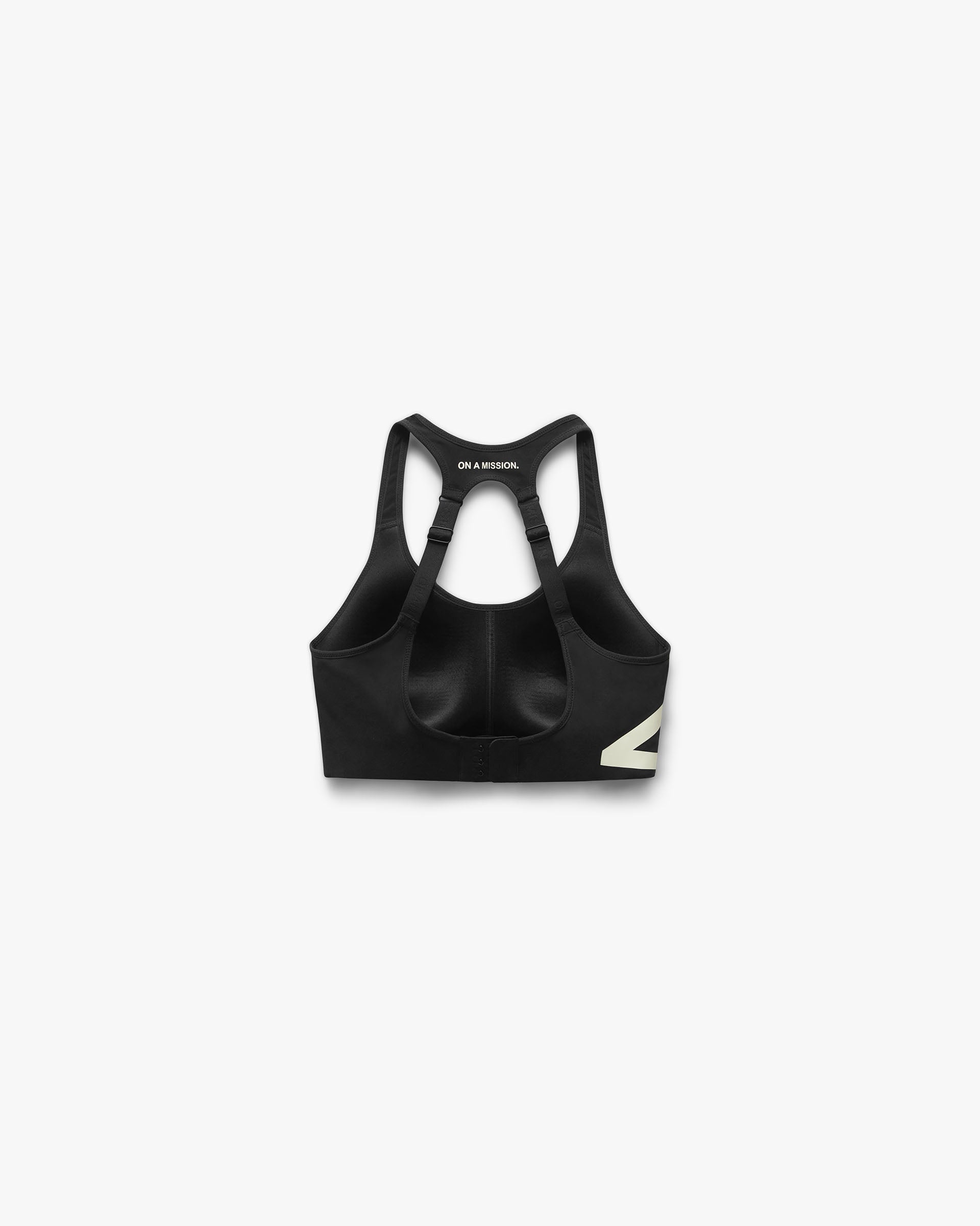 247 On A Mission High Support Sports Bra - Jet Black