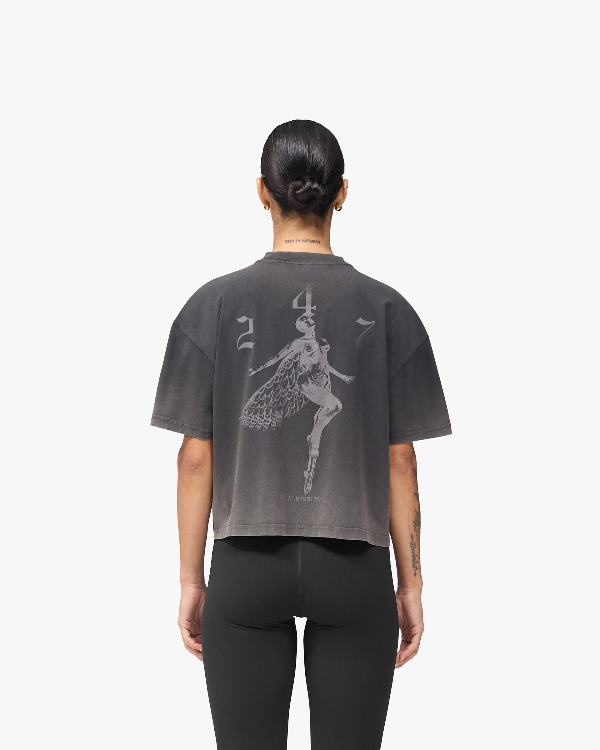 247 Fallen Angel T-Shirt - Vintage Black