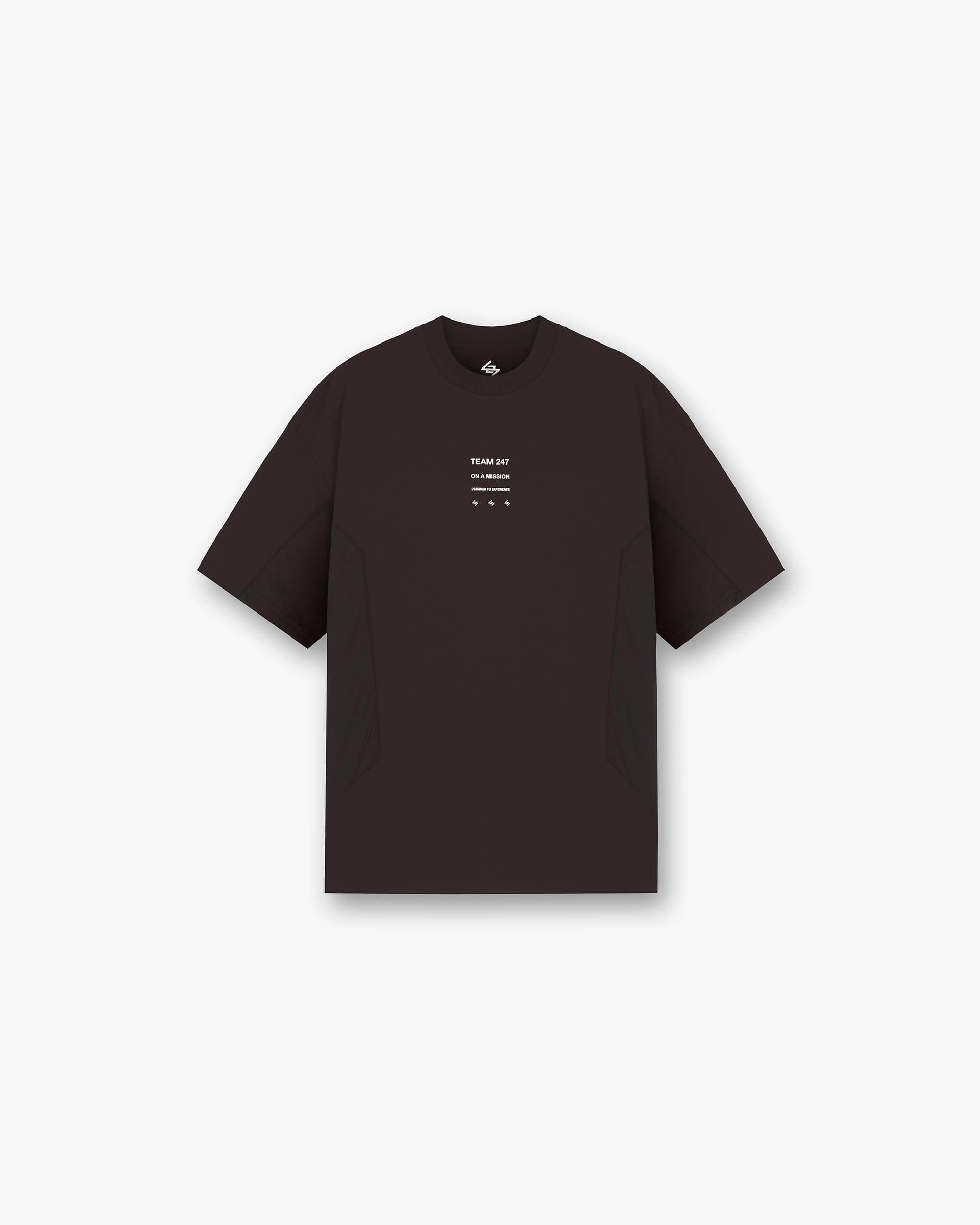 247 Uprising Oversized T-Shirt - Chocolate