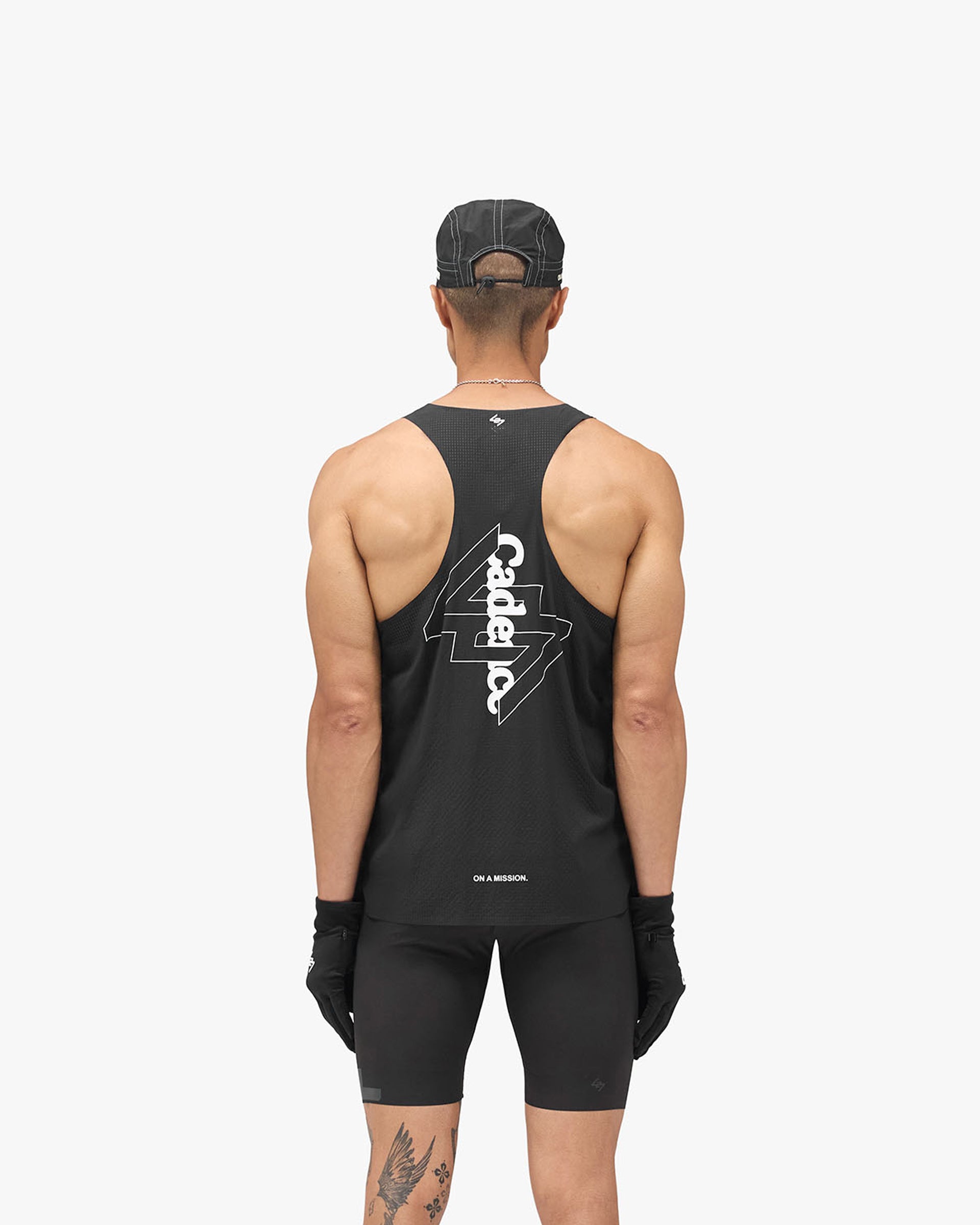 247 X Cadence Singlet - Jet Black