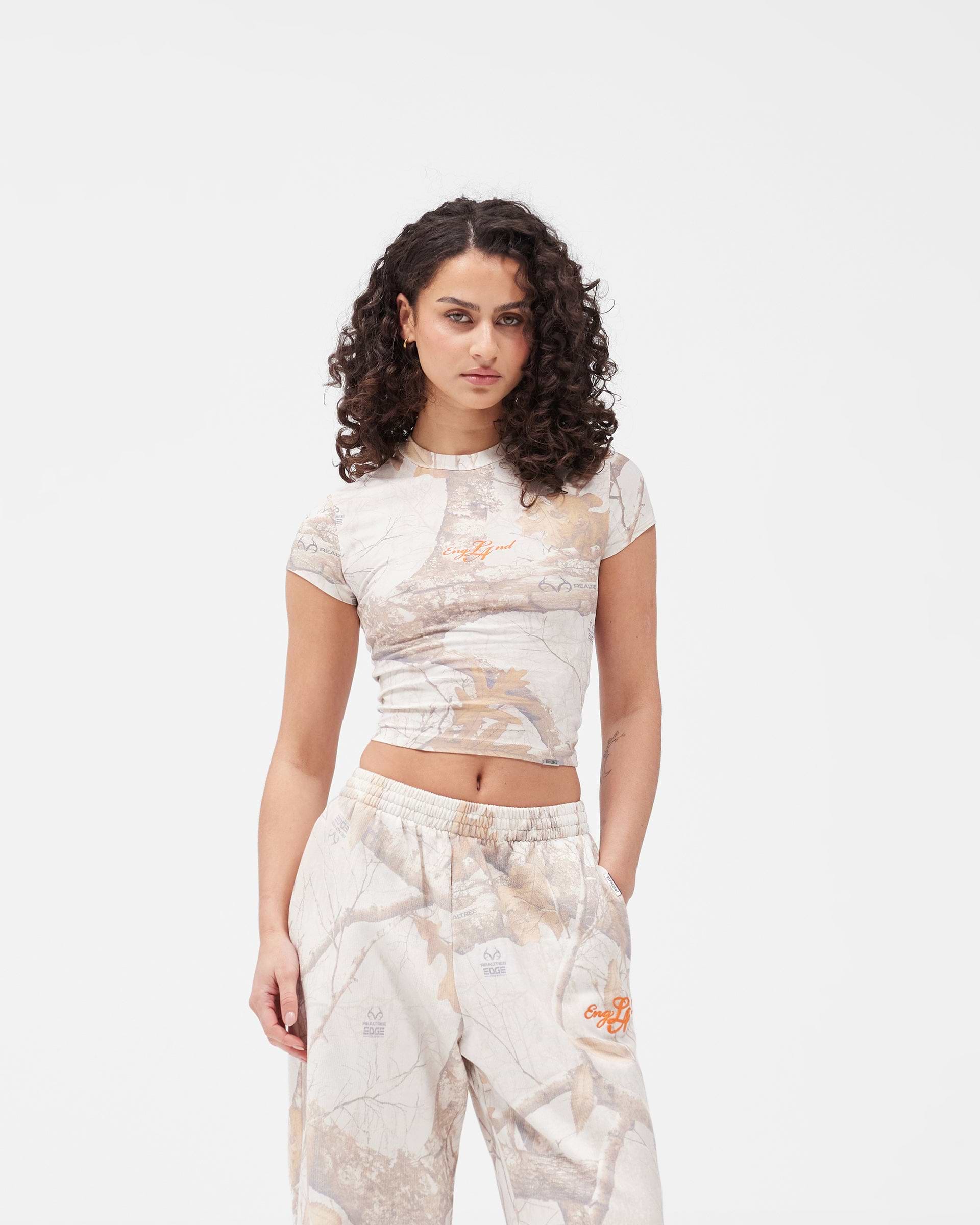EngLAnd Baby Tee - Washed White Realtree®