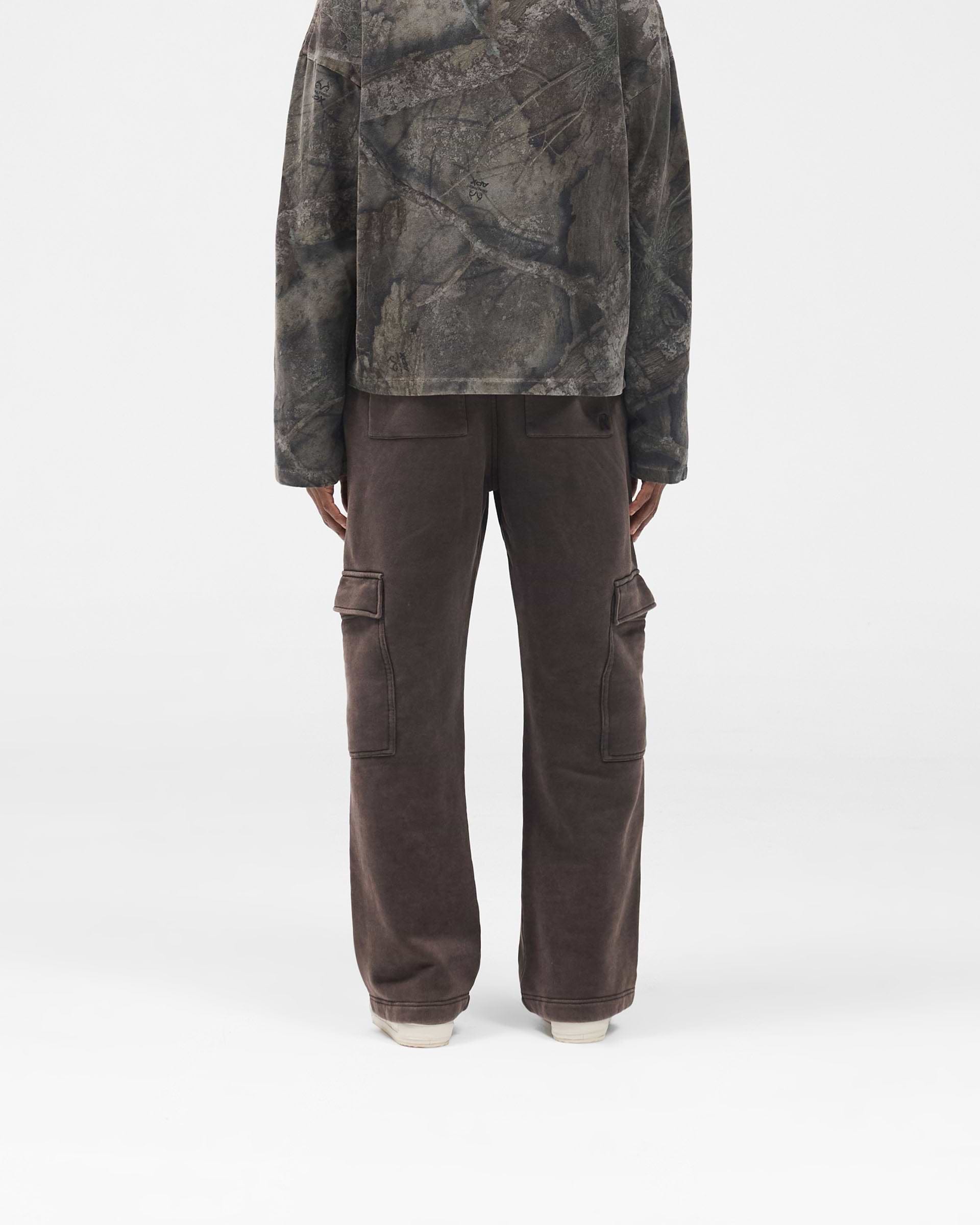 Initial Cargo Sweatpants - Coffee
