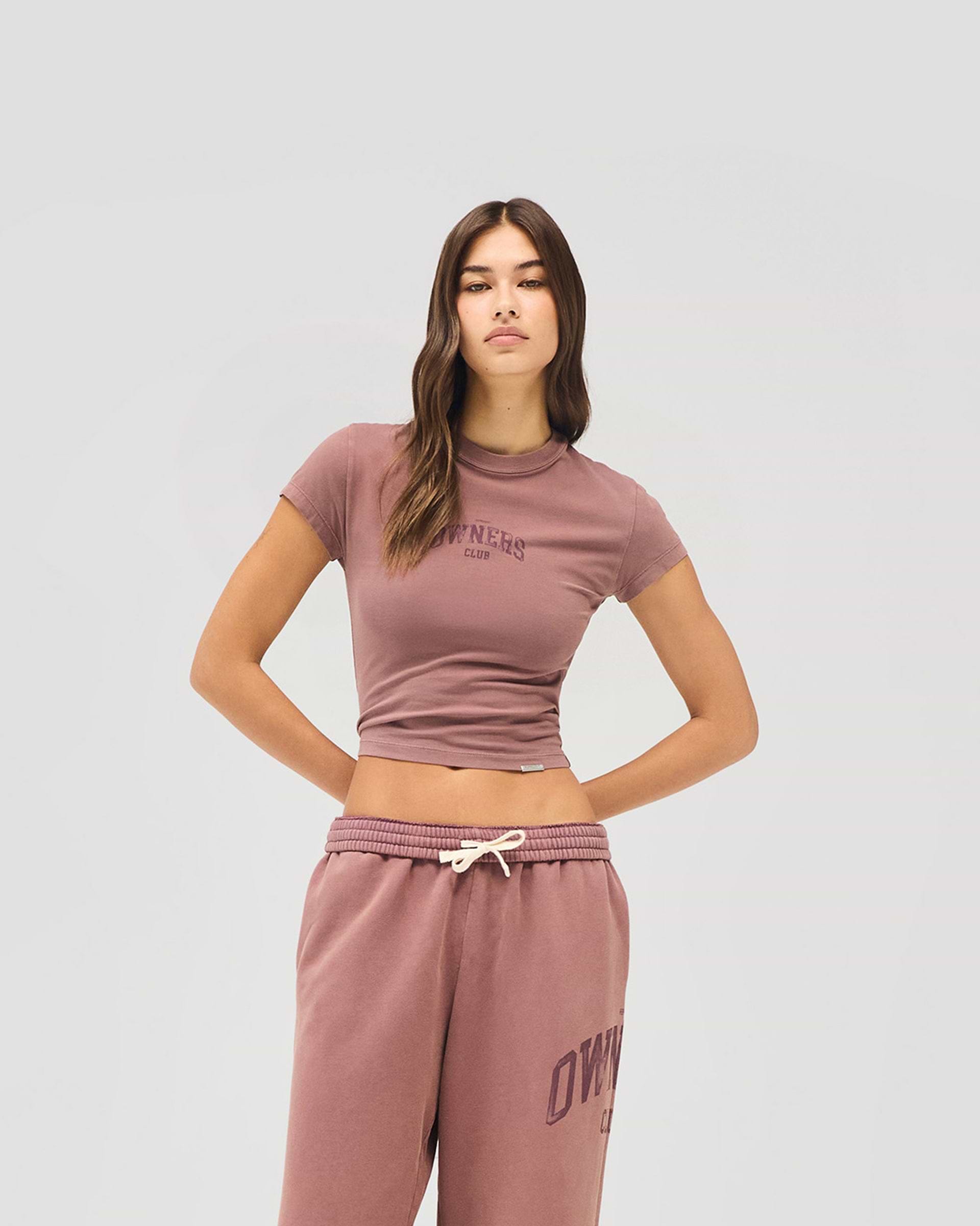 Represent Owners Club Baby Tee - Smoked Rose