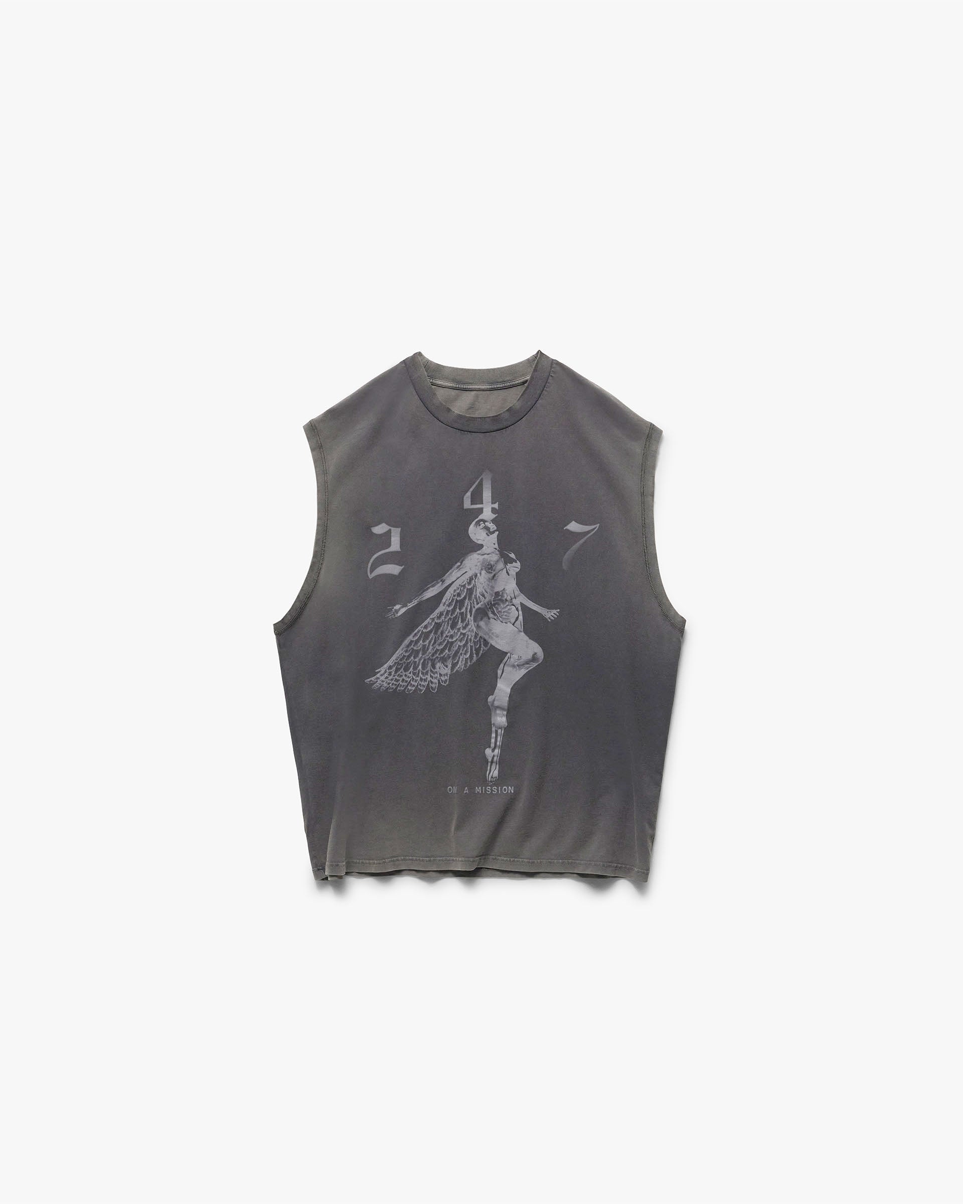 247 Fallen Angel Tank - Vintage Black