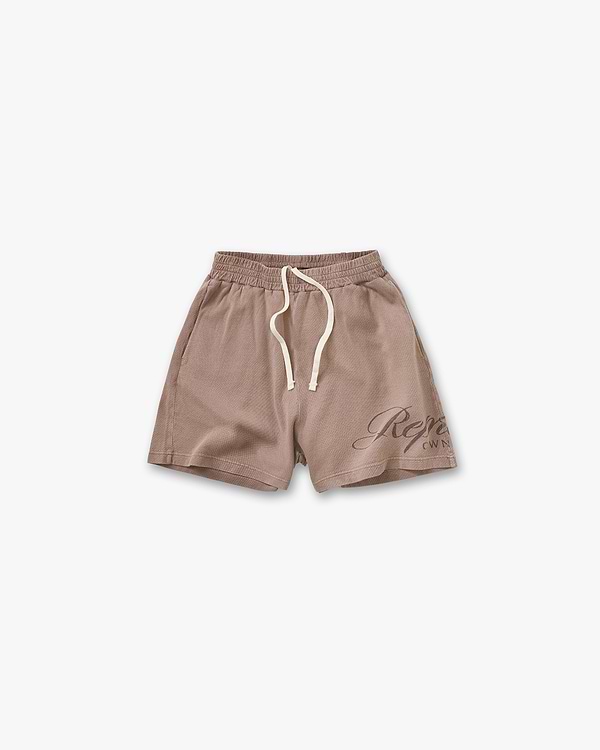 Owners Club Script Mesh Shorts