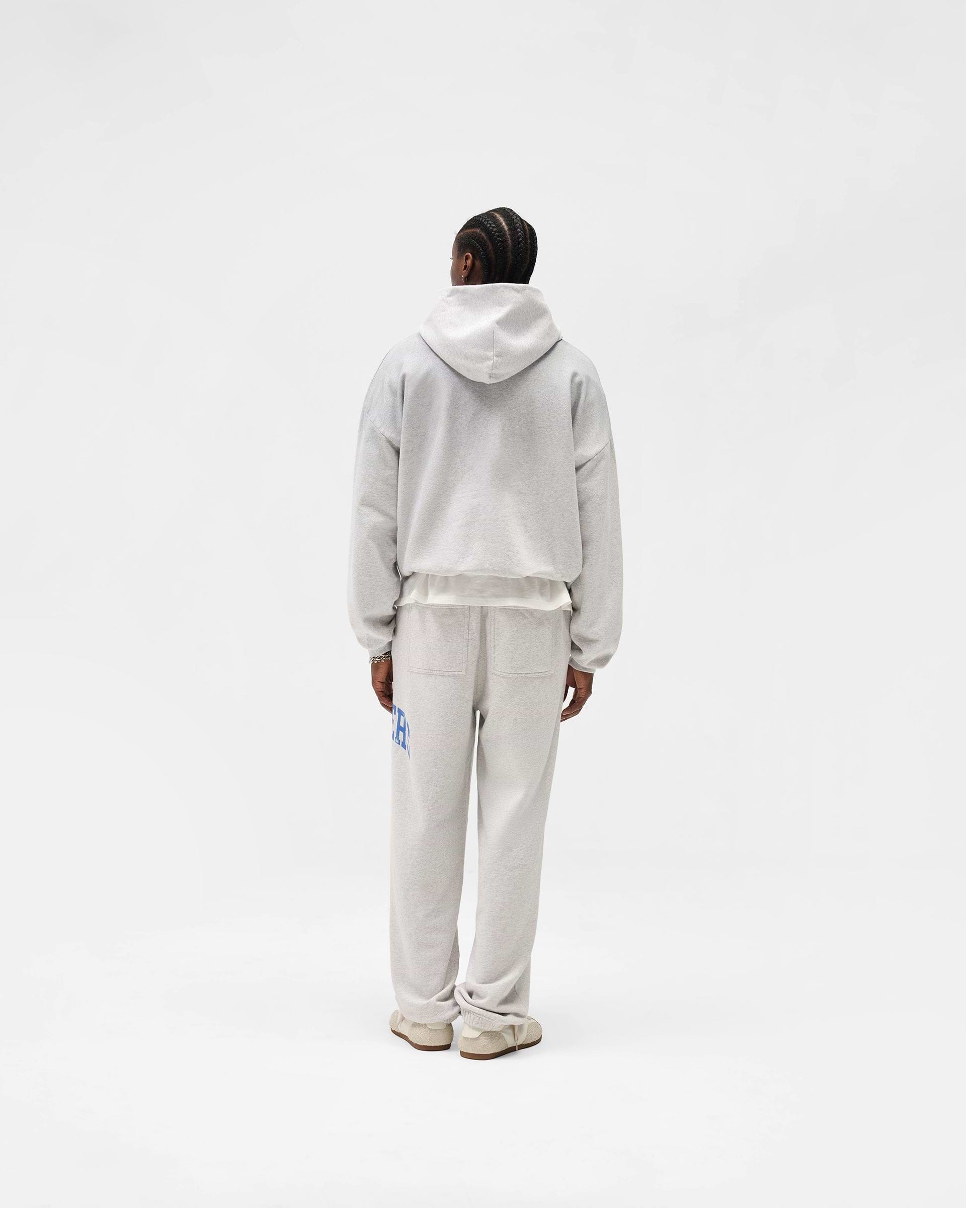 Represent Owners Club Zip Through Hoodie - Sprayed Ice Grey Marl