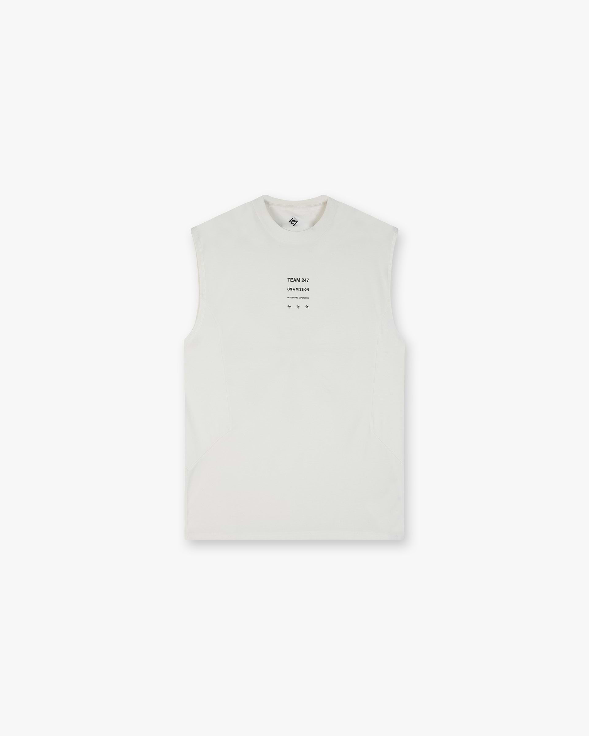 247 Uprising Oversized Tank - Flat White
