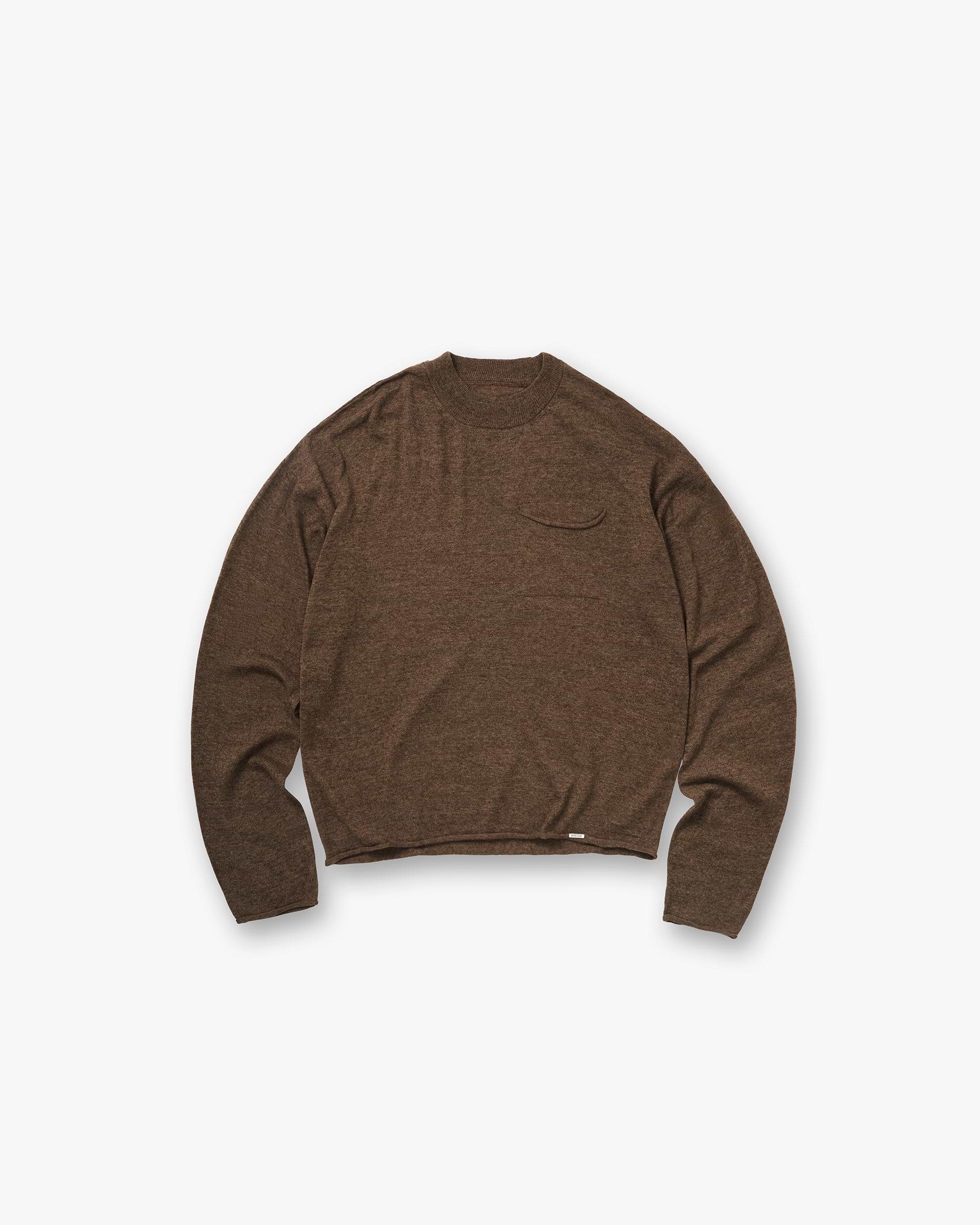 GH Knitted Long Sleeve Top - Espresso