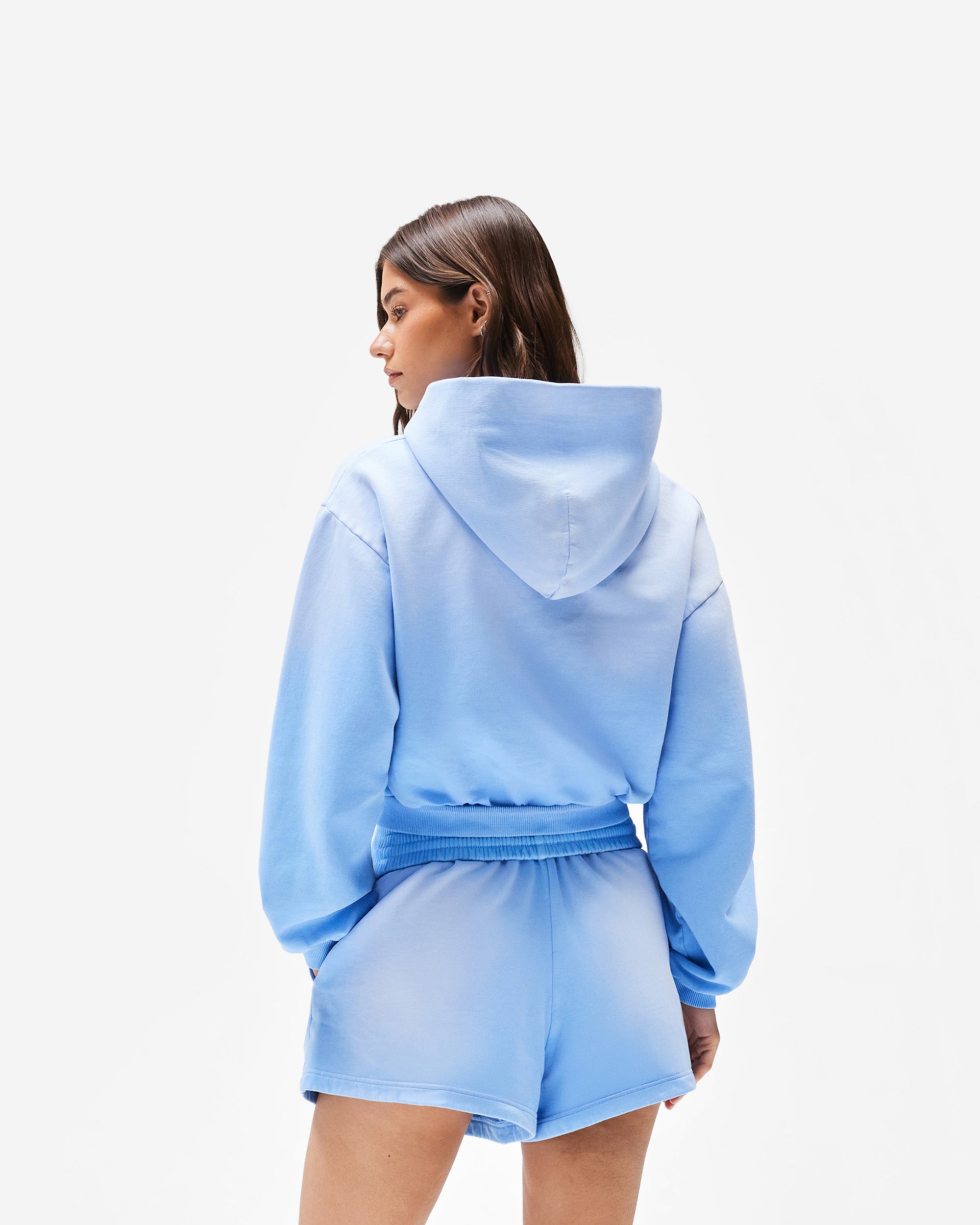 Represent Owners Club Zip Through Hoodie - Sky Blue