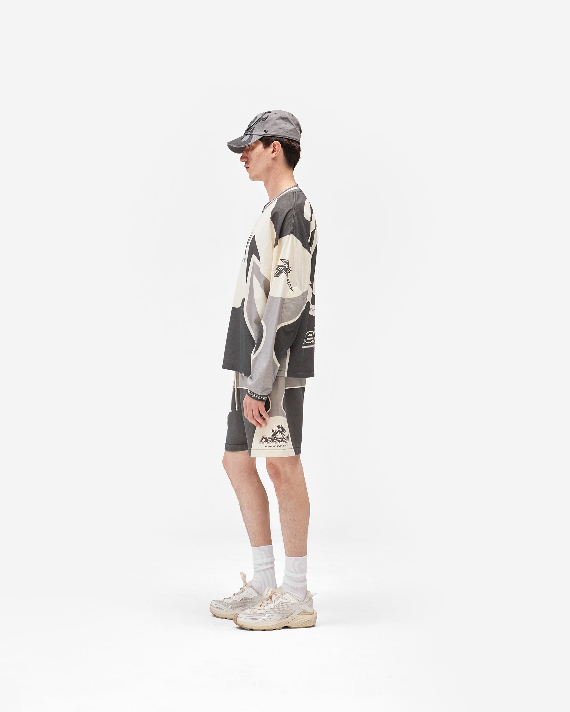 Represent X Belstaff Racing Shorts - Dark Grey