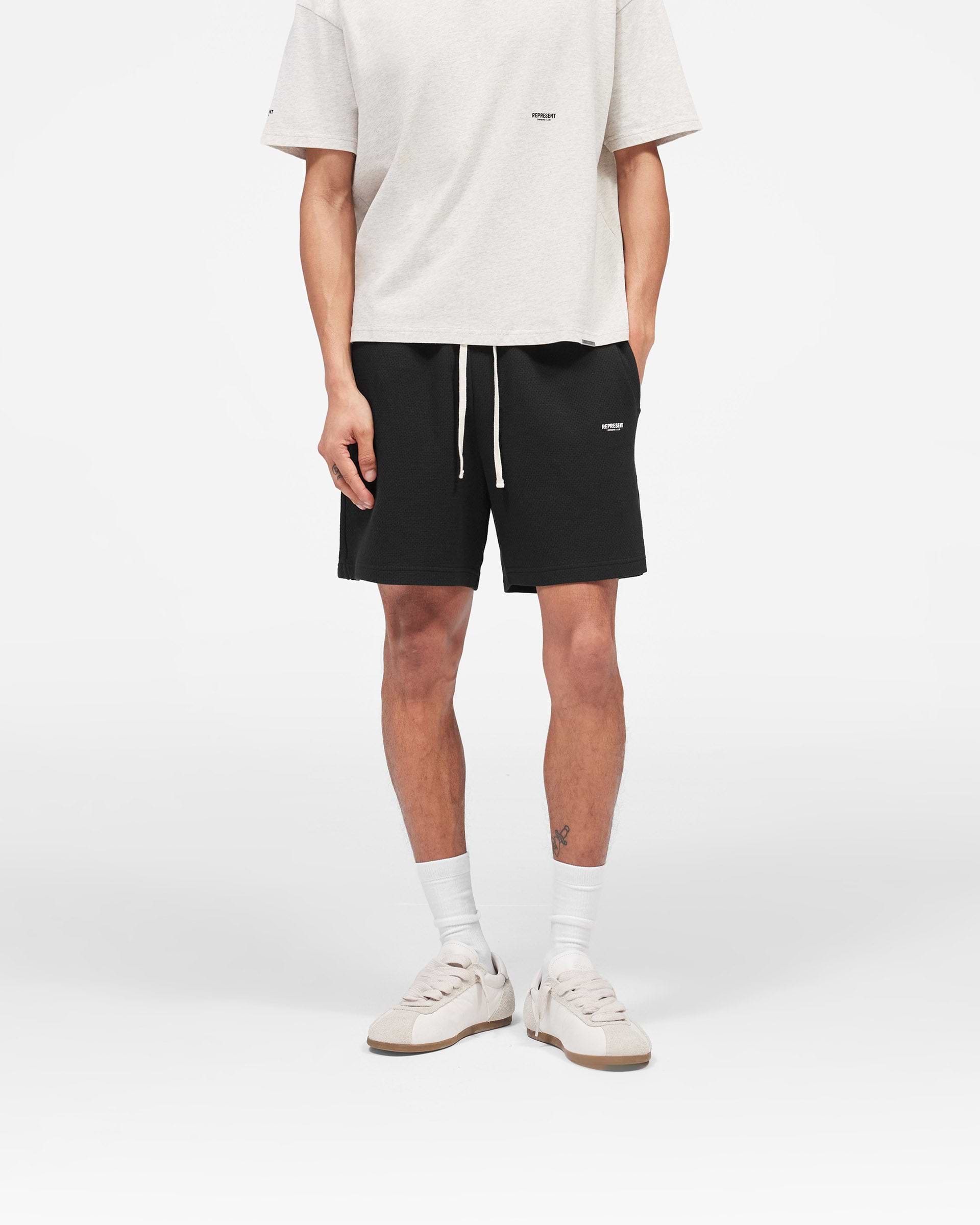 Micro Owners Club Mesh Shorts - Black