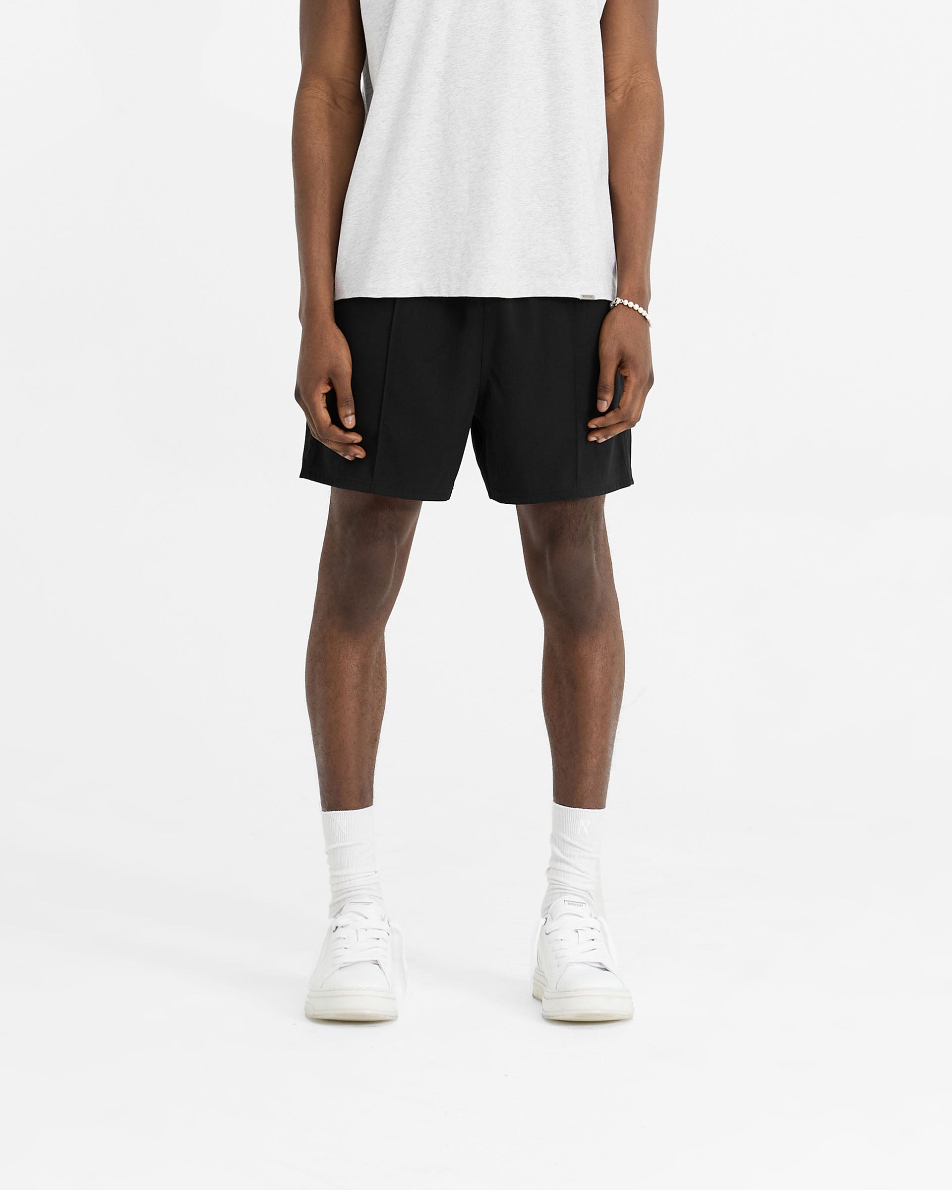 Initial Sweatshorts - Ice Grey Marl