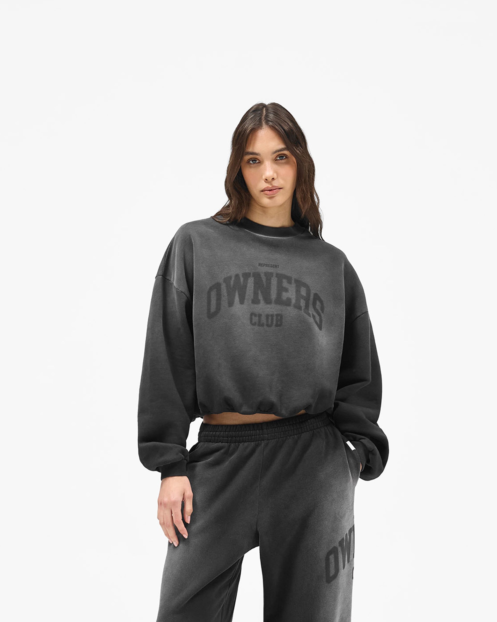 Represent Owners Club Sweater - Weathered Black