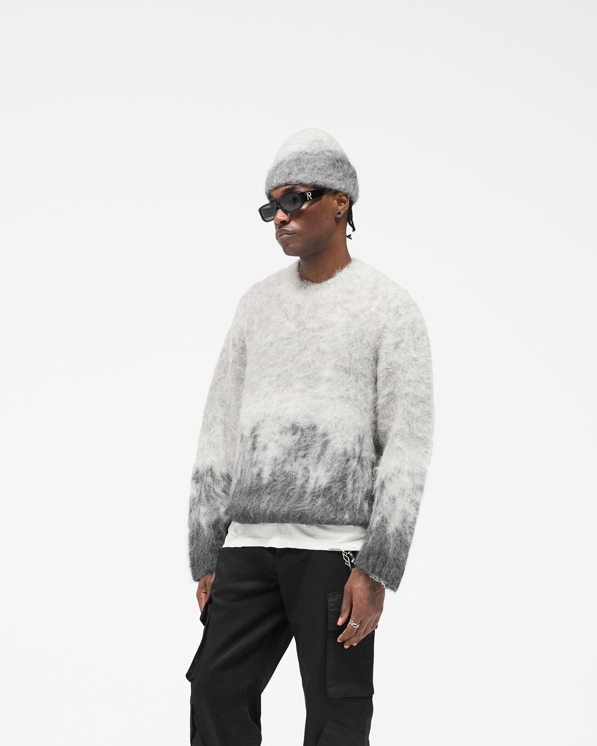 Ombre Sweater - Light Grey