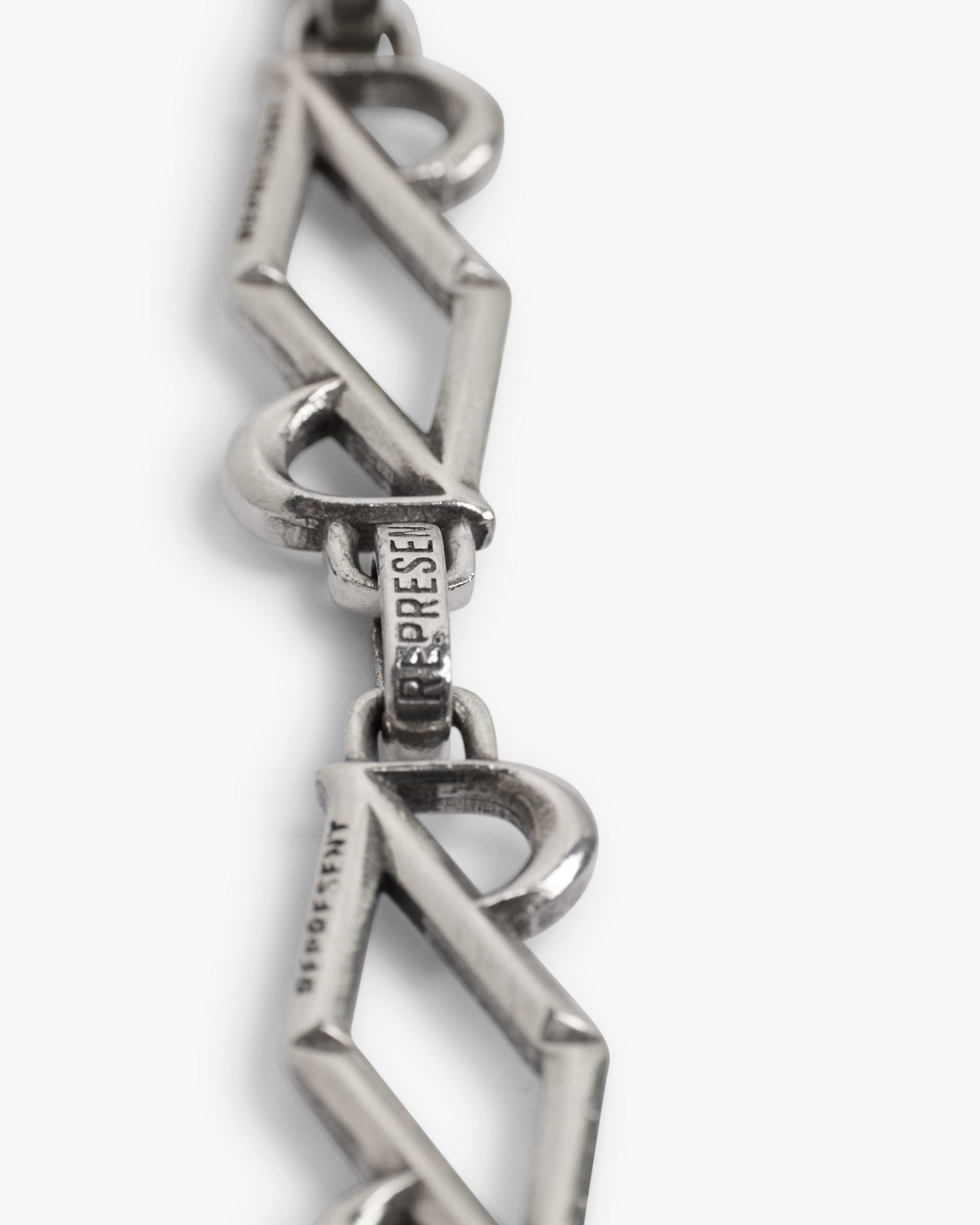 Initial Chain Necklace - Silver
