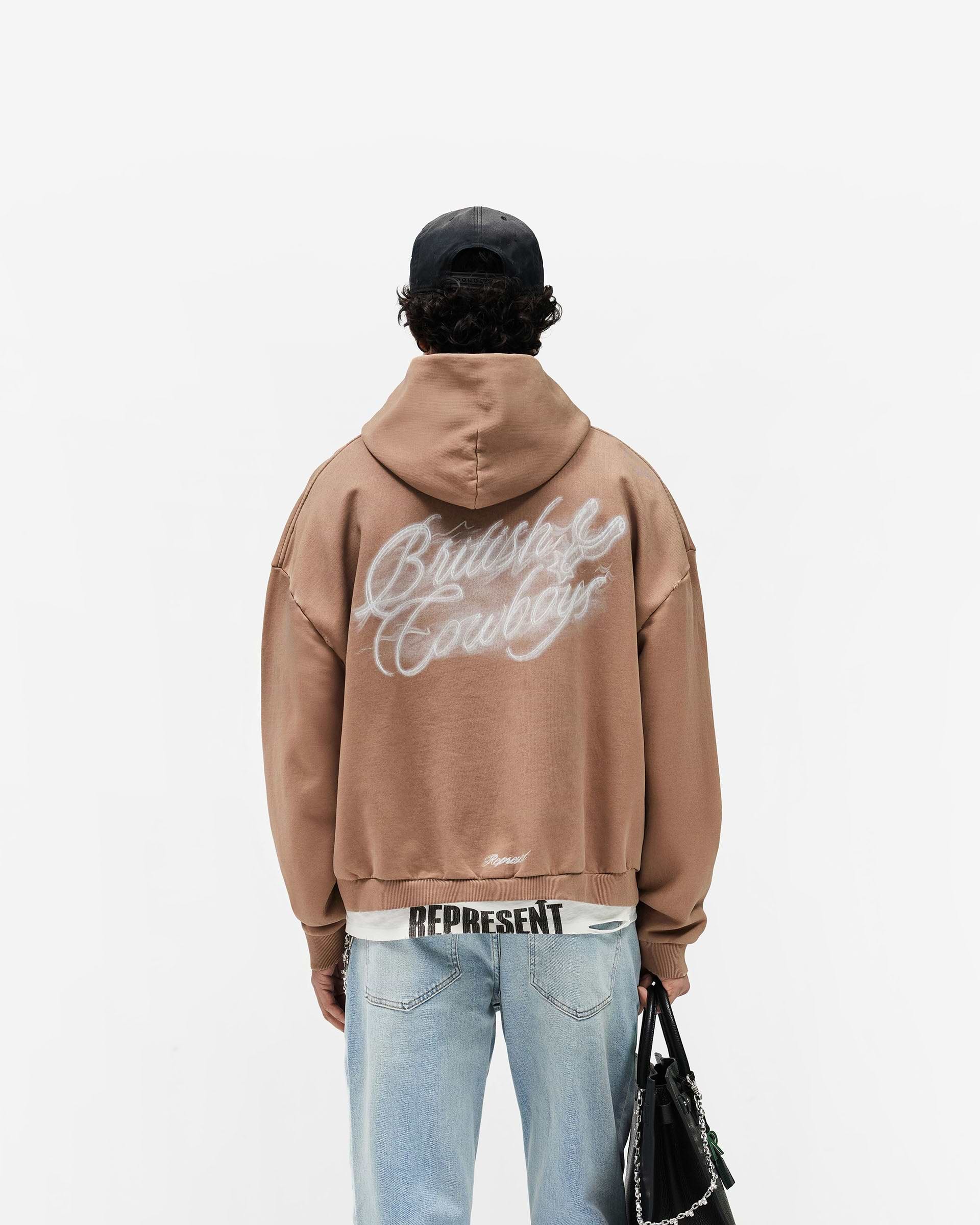 British Cowboys Hoodie - Dusty Brown