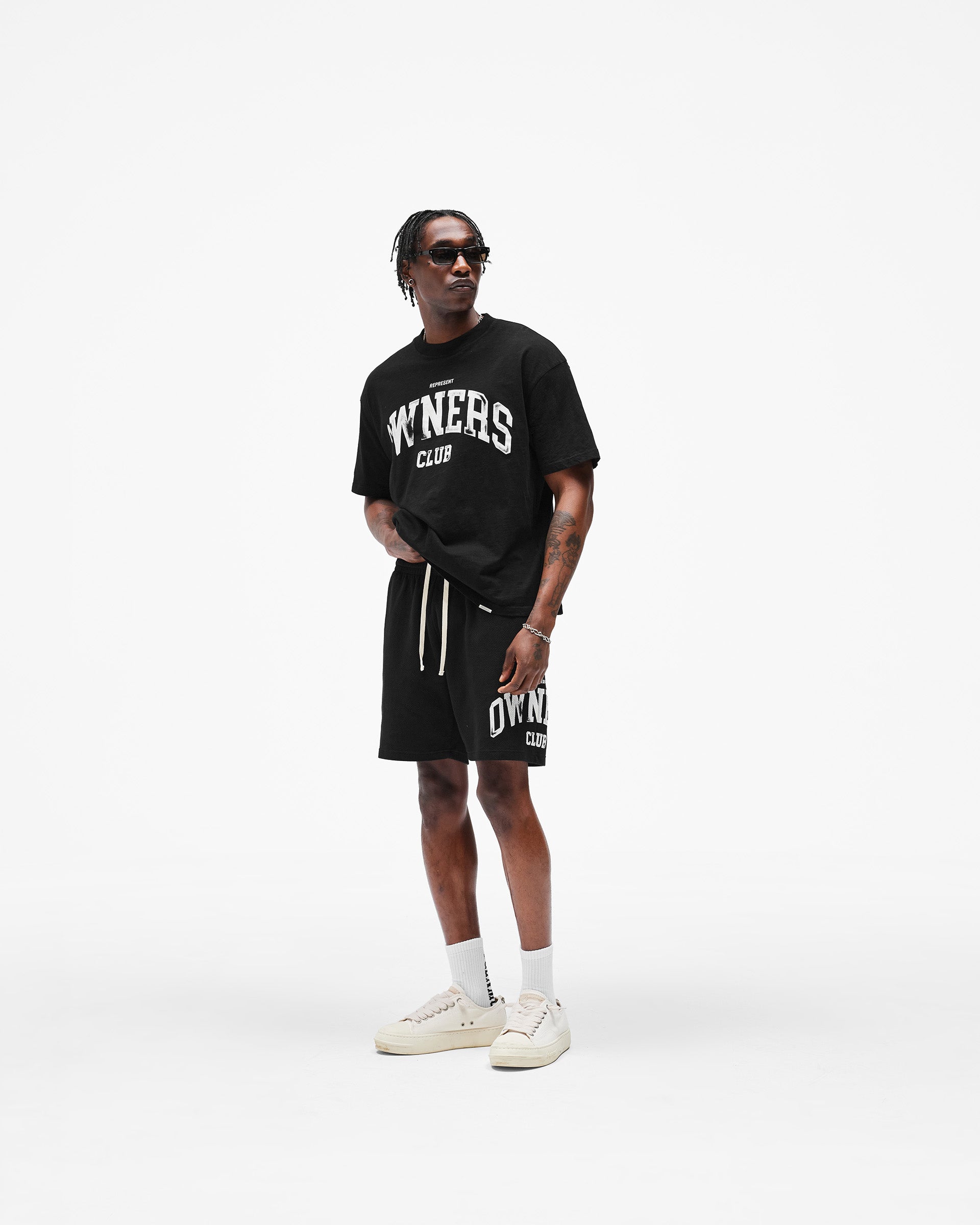 Represent Owners Club Mesh Short - Jet Black