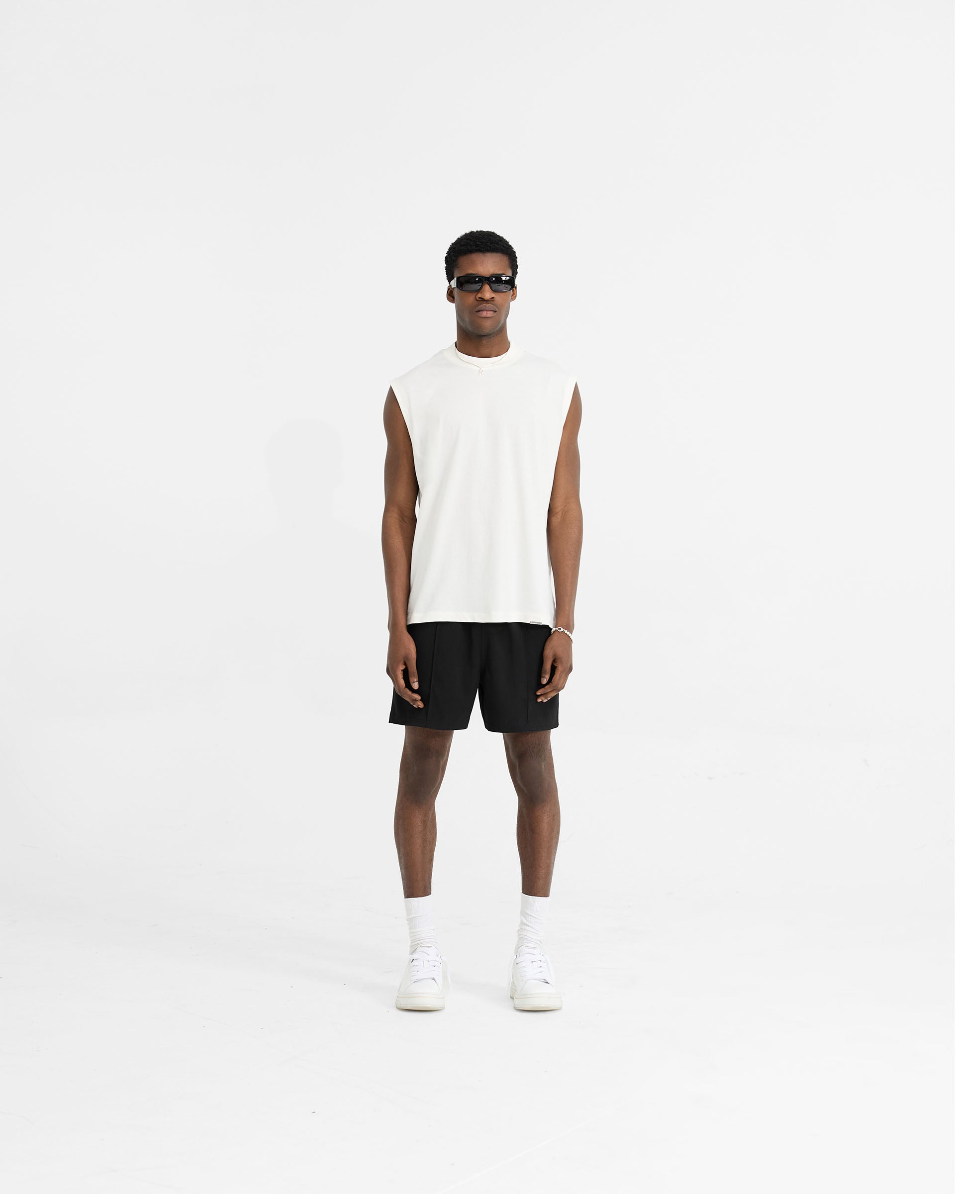 Initial Sweatshorts - Ice Grey Marl