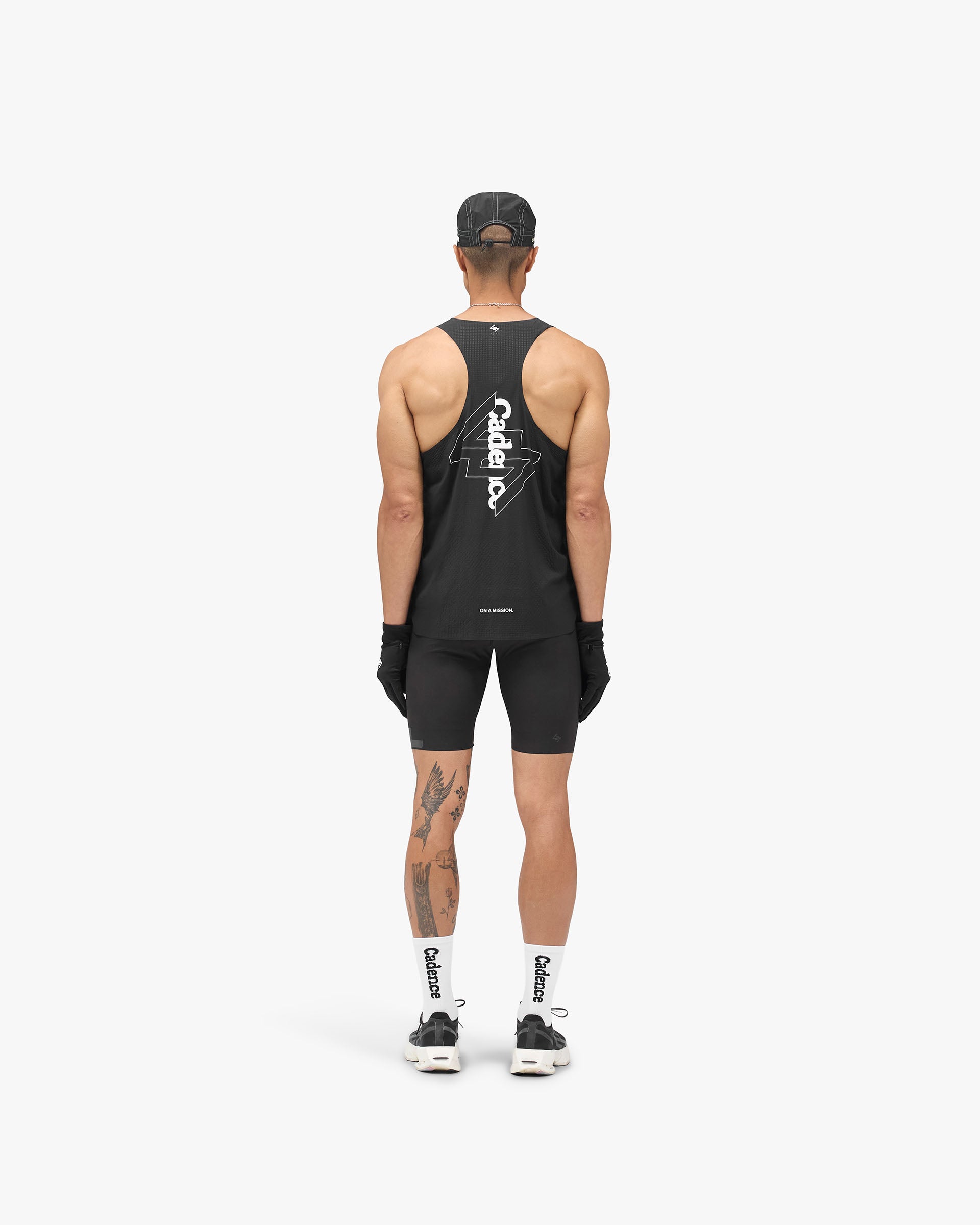 247 X Cadence Singlet - Jet Black