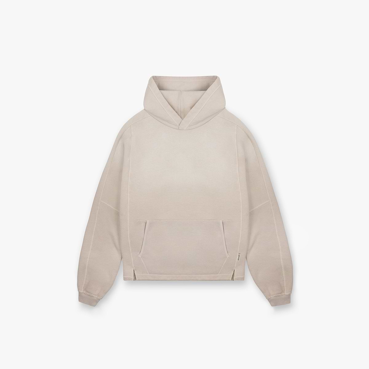 Stepped Hem Hoodie - Oat