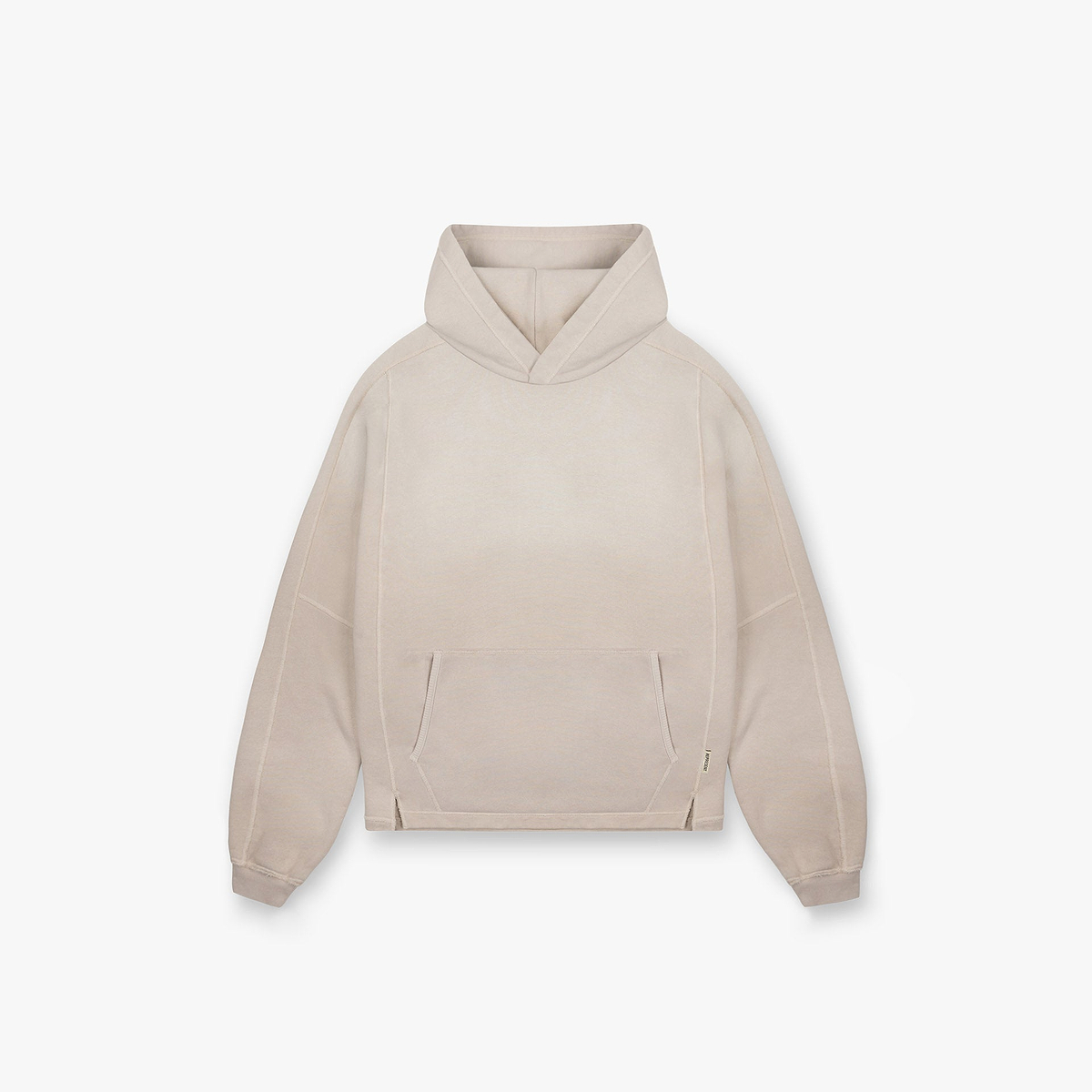 Stepped Hem Hoodie - Oat