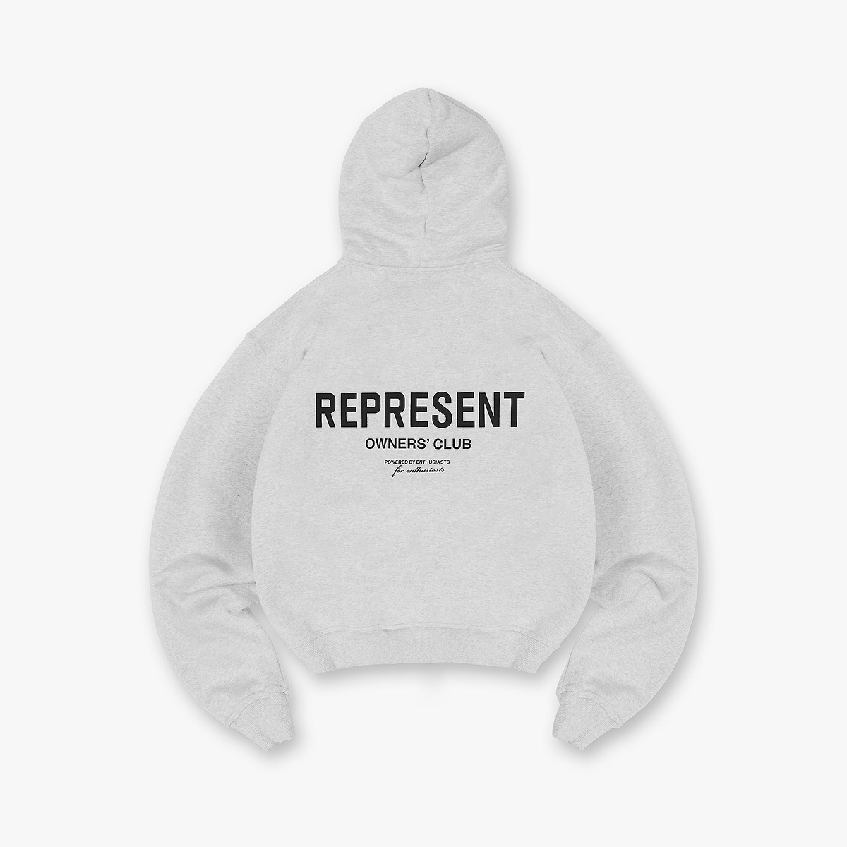 Represent Owners Club Zip Hoodie - Ash Grey