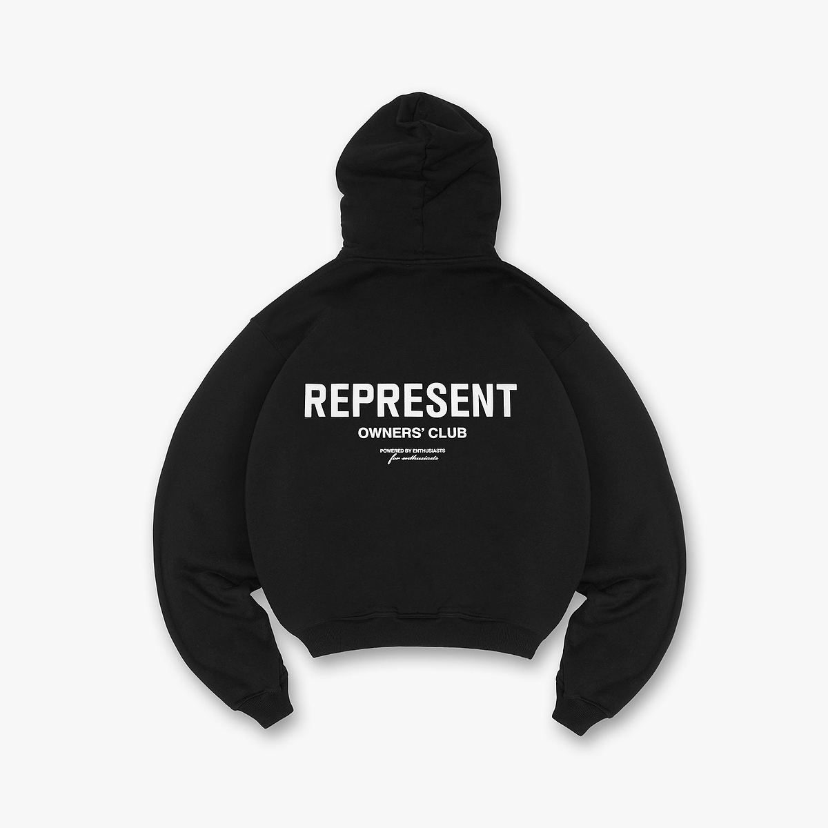 Represent Owners Club Zip Hoodie - Black