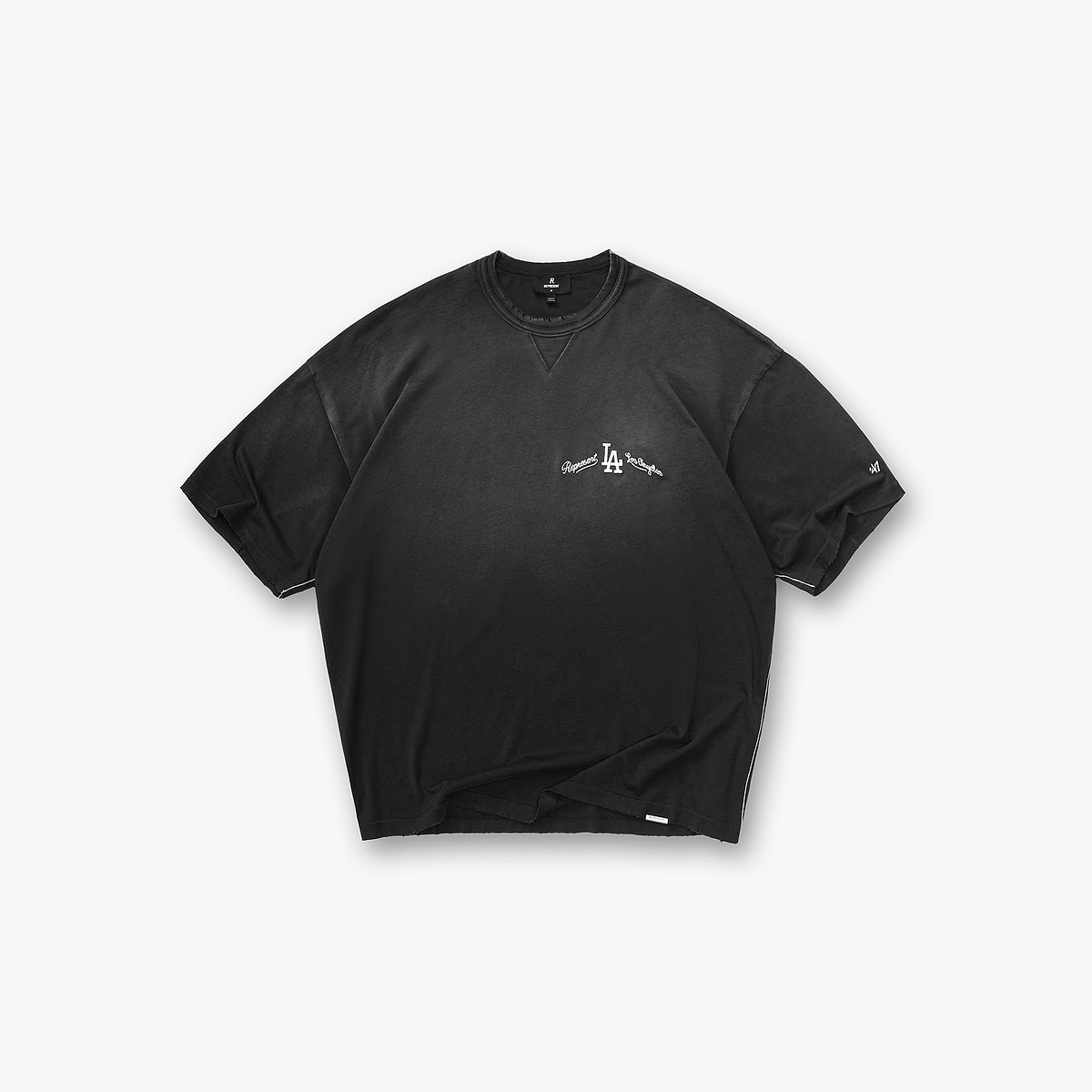 Los Angeles Dodgers x Represent T-Shirt - Stained Black