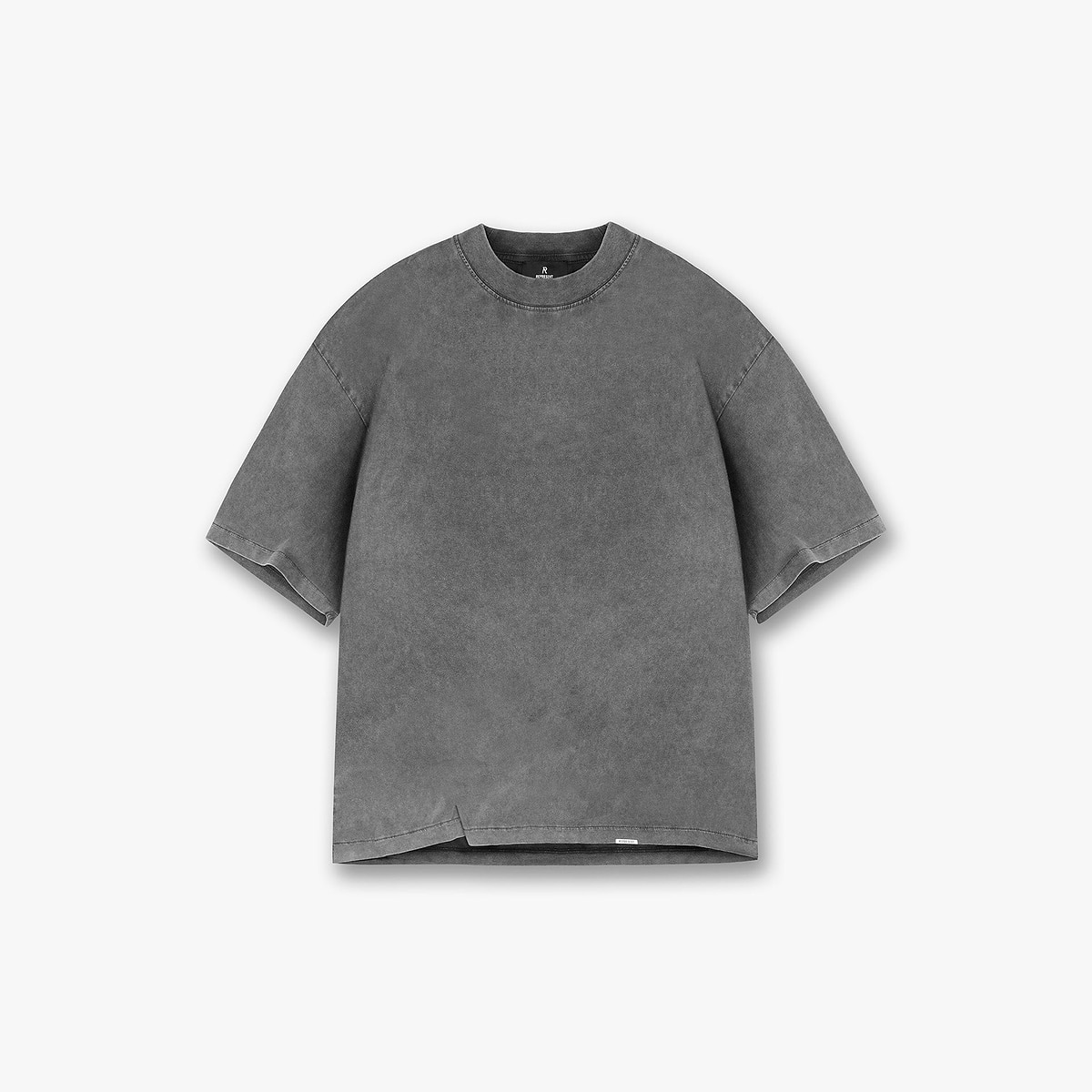 Initial Boxy T-Shirt - Vintage Grey