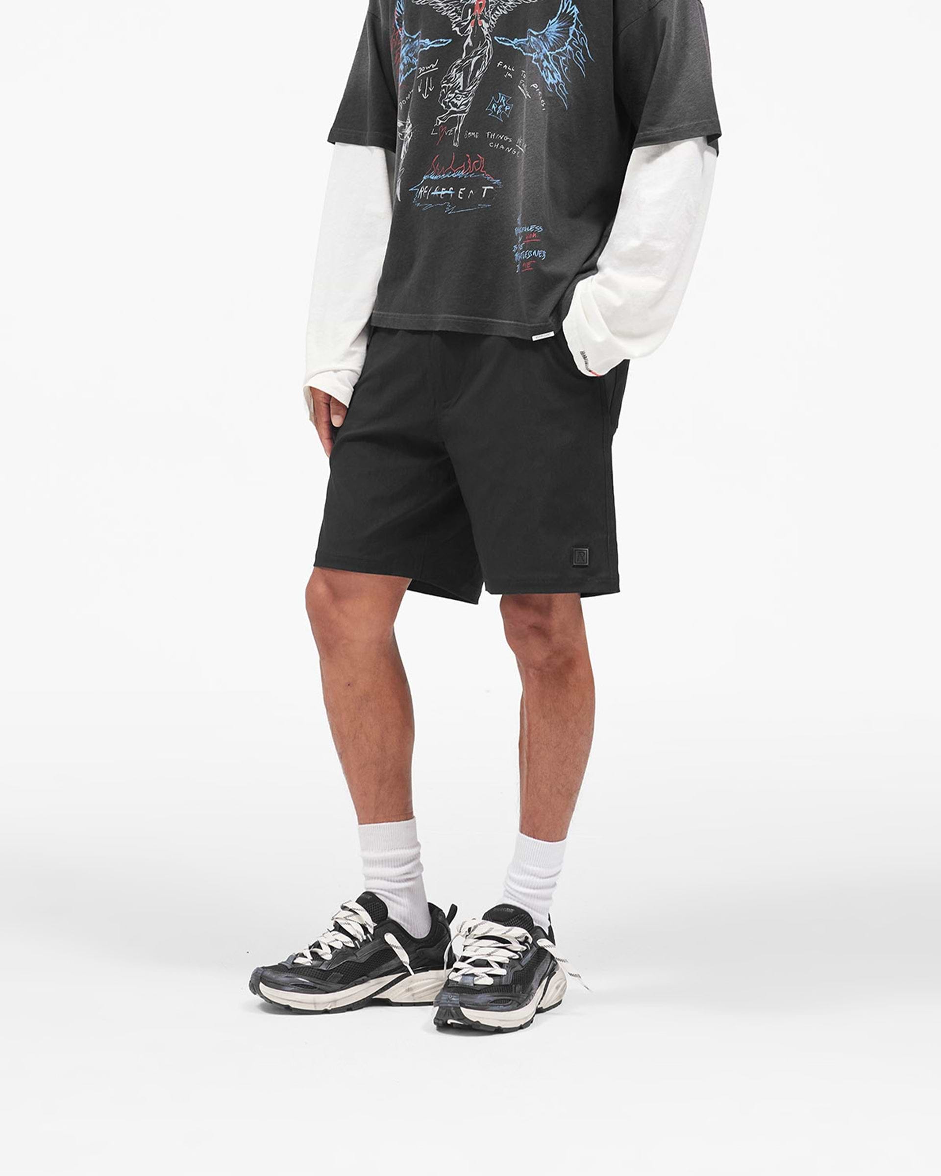 Nylon Cargo Short - Black