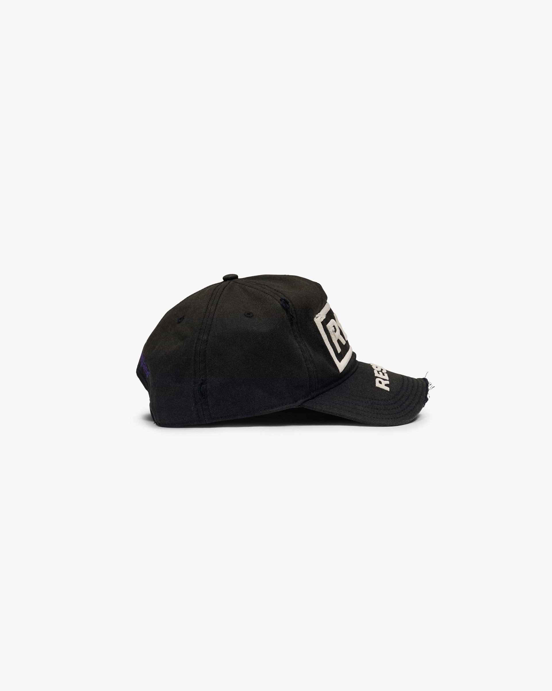 Represent X 47 Resent Cap - Washed Black
