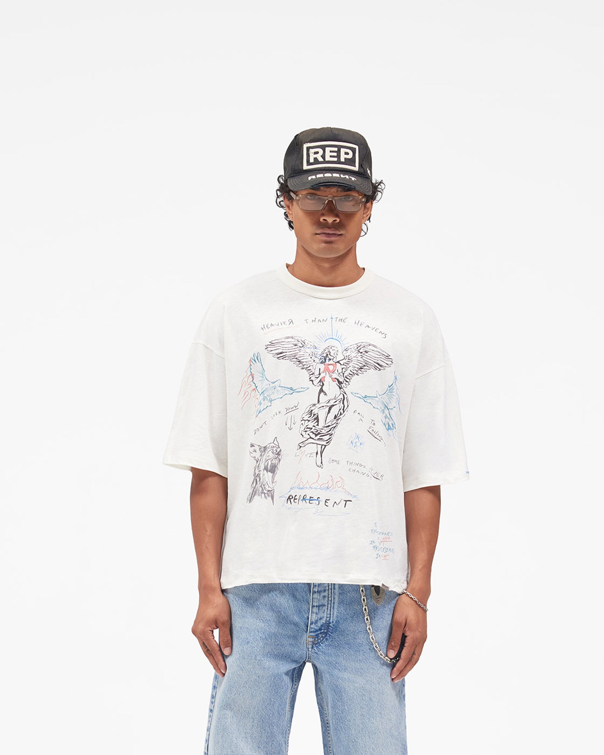 Heavier Than The Heavens T-Shirt - Antique White
