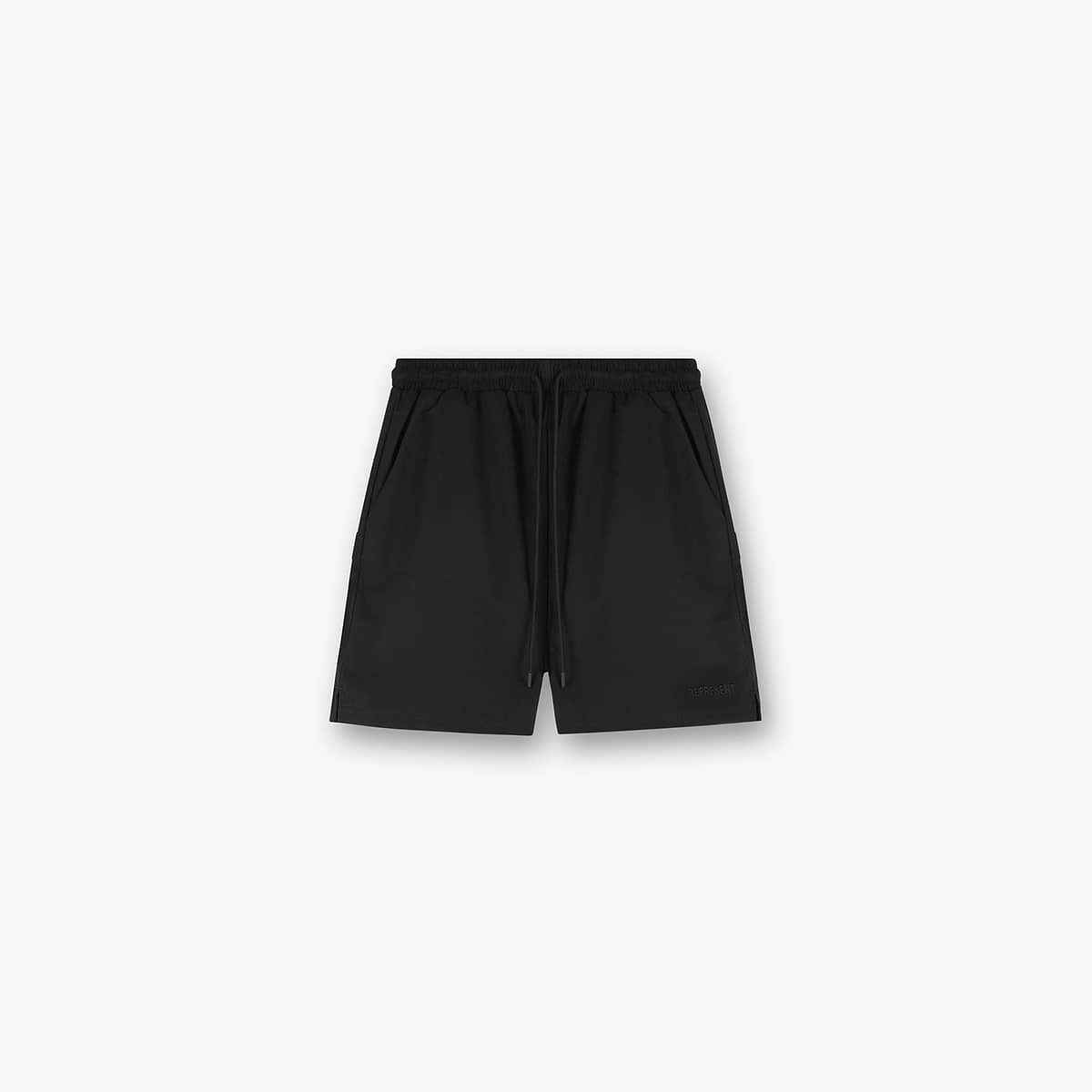 Seersucker Smart Swim Short - Black