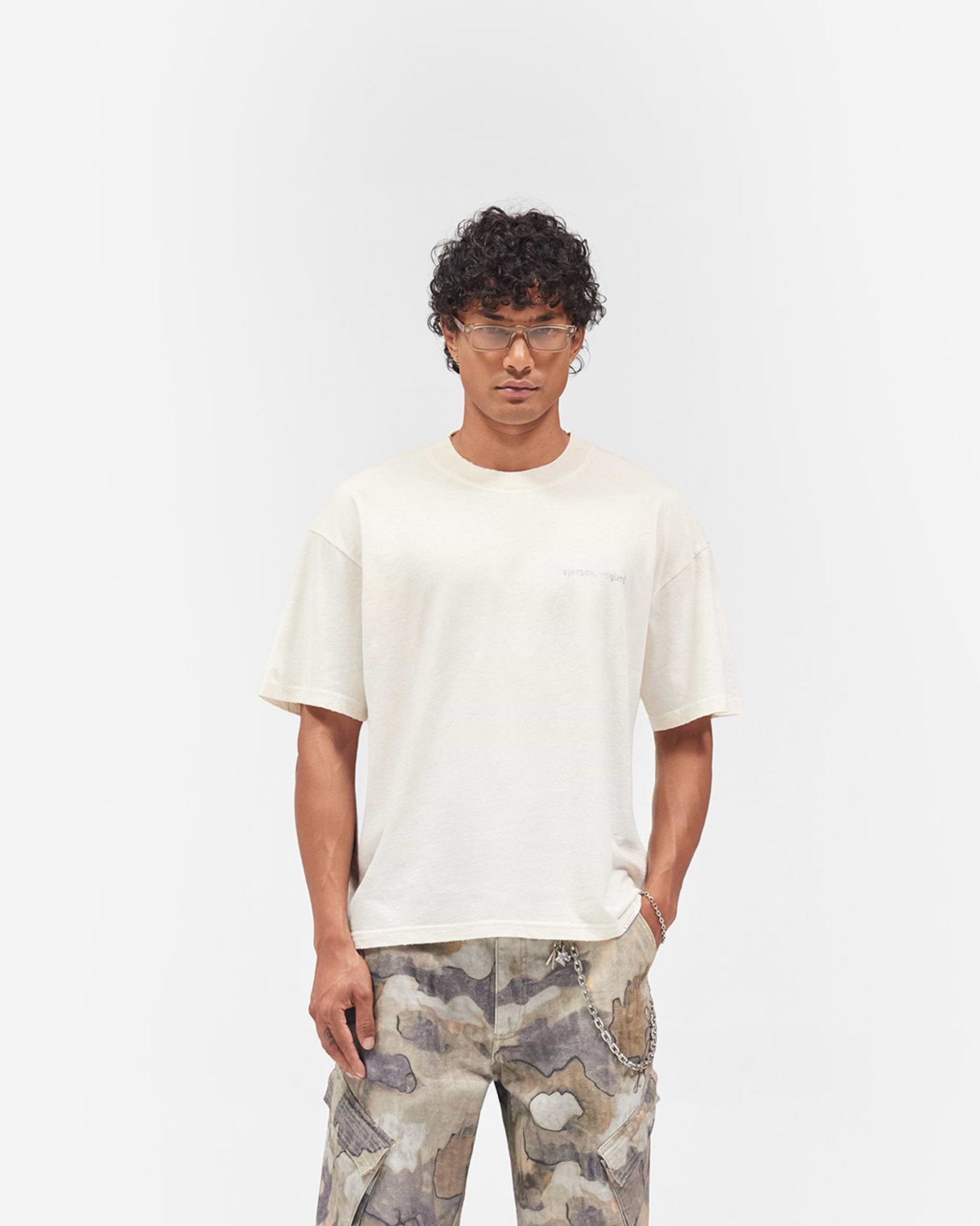 Reverse Resent T-Shirt - Flat White