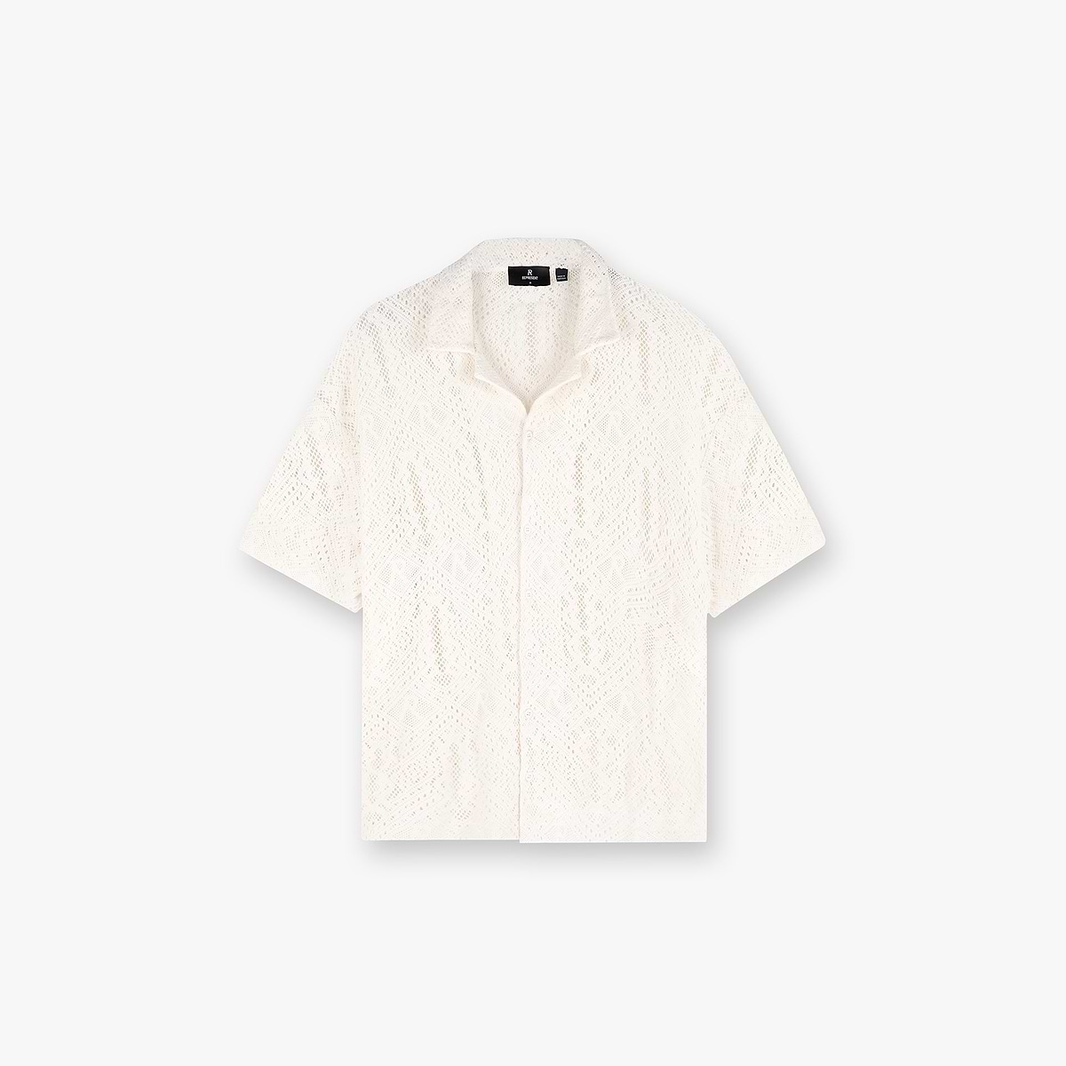 All Over Crochet Shirt - Off White